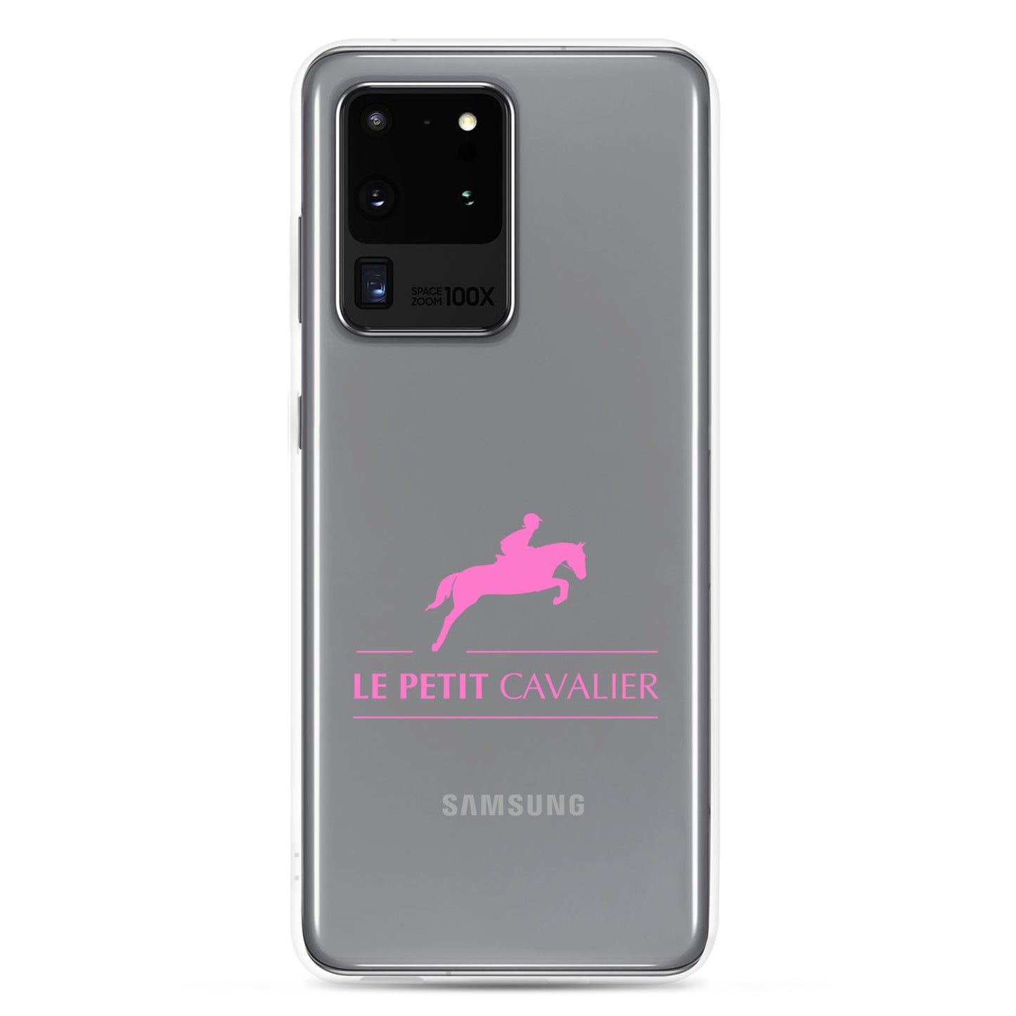 Coque/Protection Téléphone Samsung - Logo cheval rose