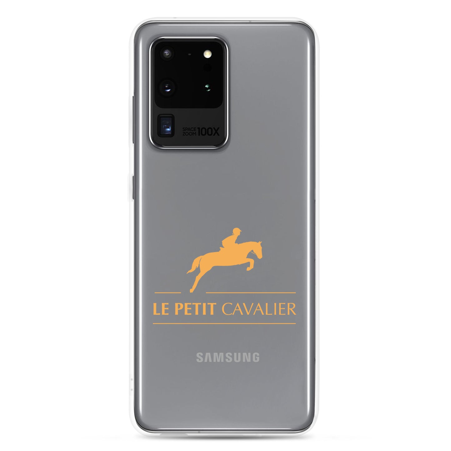 Coque/Protection Téléphone Samsung - Logo cheval orange