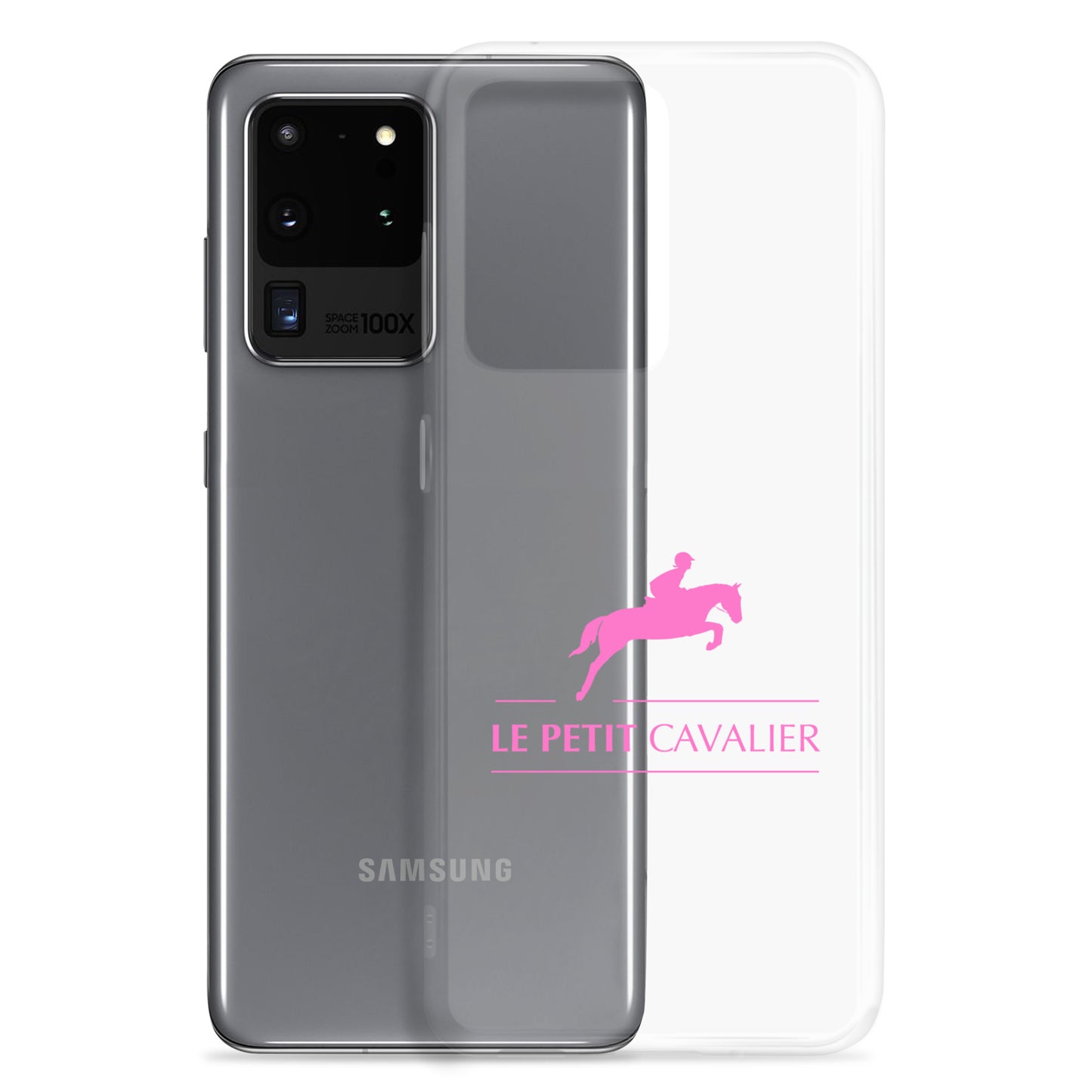 Coque/Protection Téléphone Samsung - Logo cheval rose