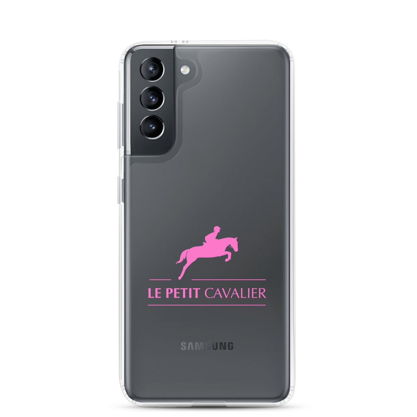 Coque/Protection Téléphone Samsung - Logo cheval rose