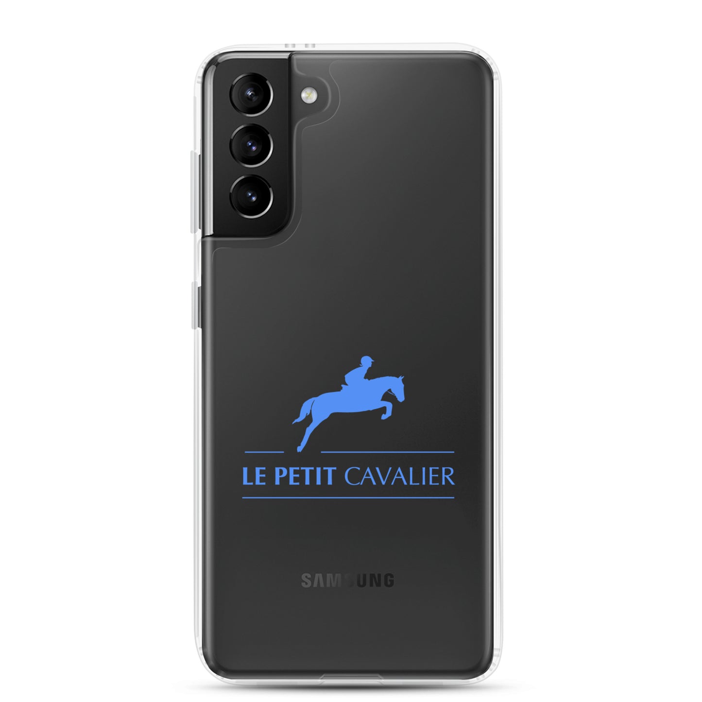 Coque/Protection Téléphone Samsung - Logo cheval bleu