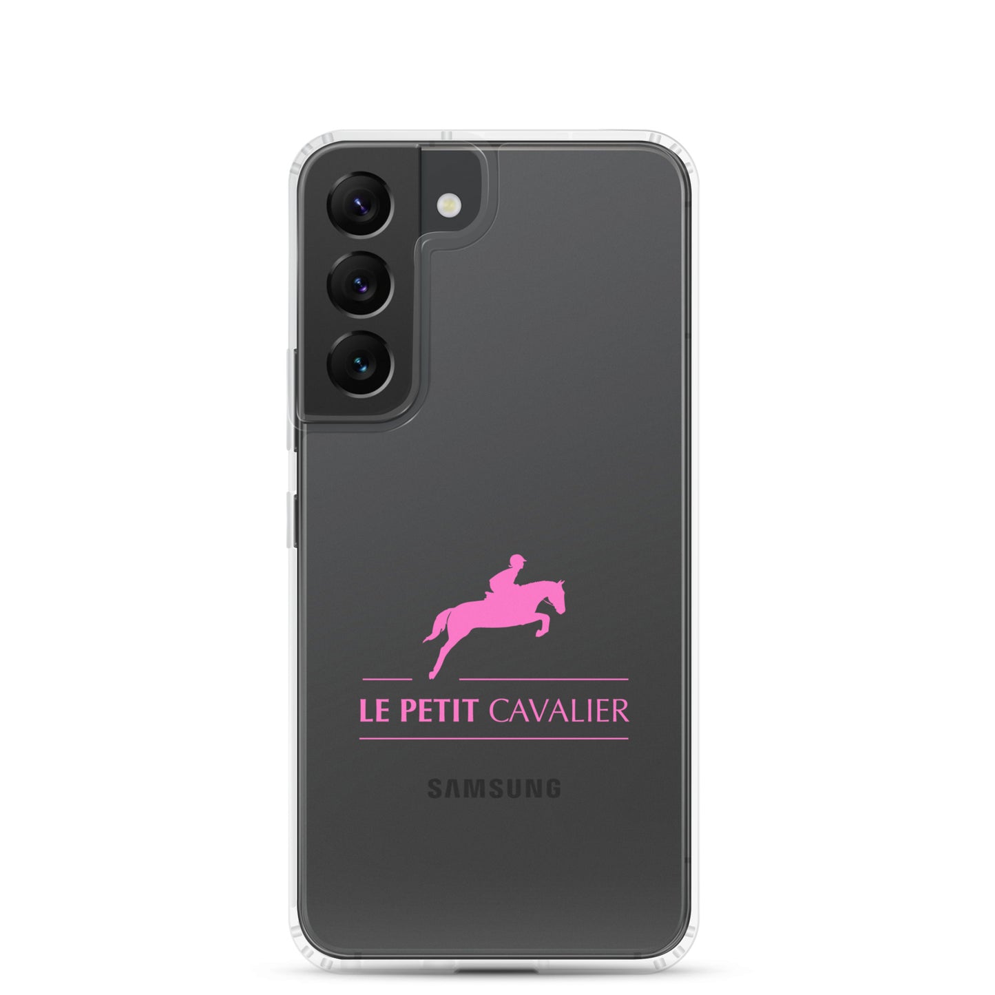 Coque/Protection Téléphone Samsung - Logo cheval rose