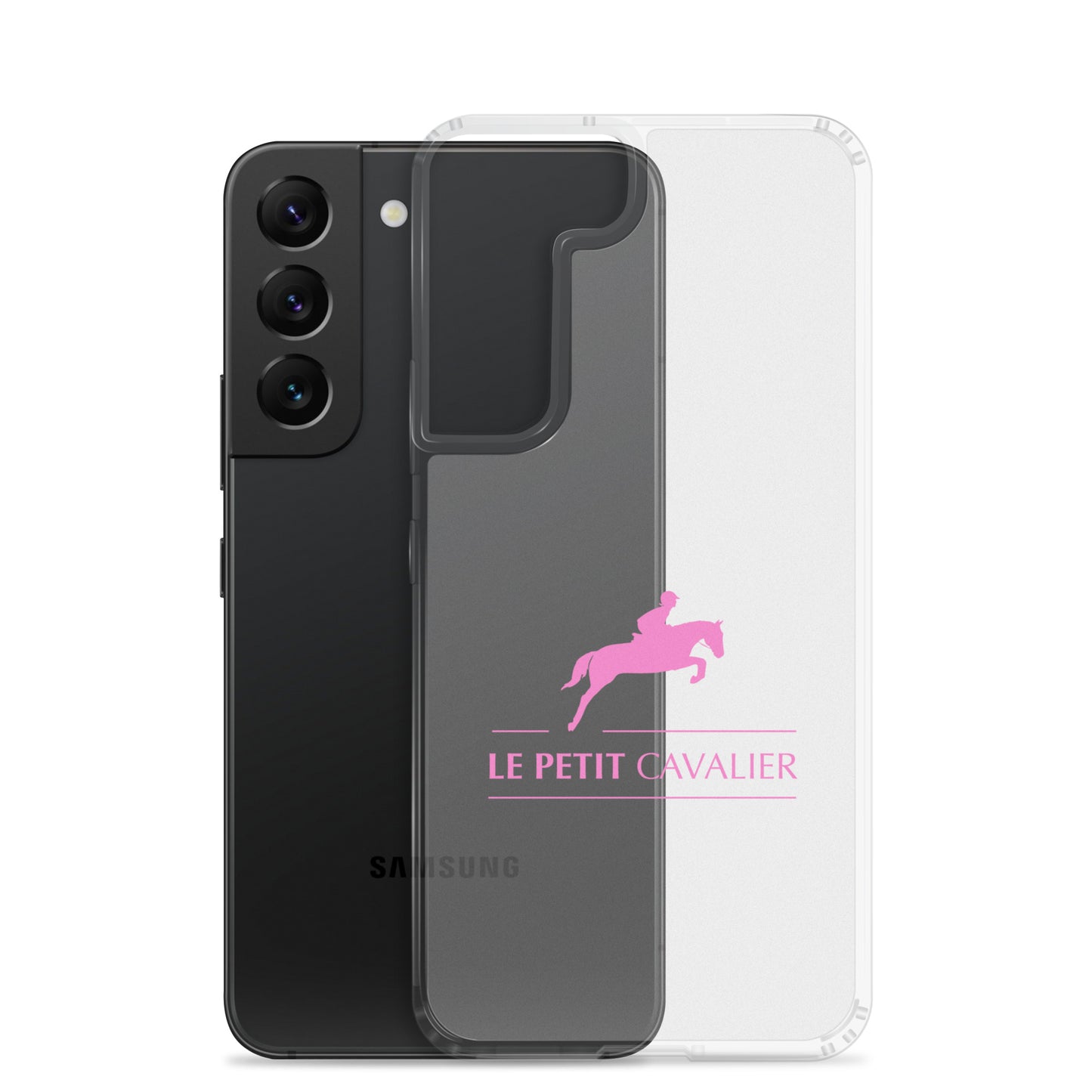 Coque/Protection Téléphone Samsung - Logo cheval rose