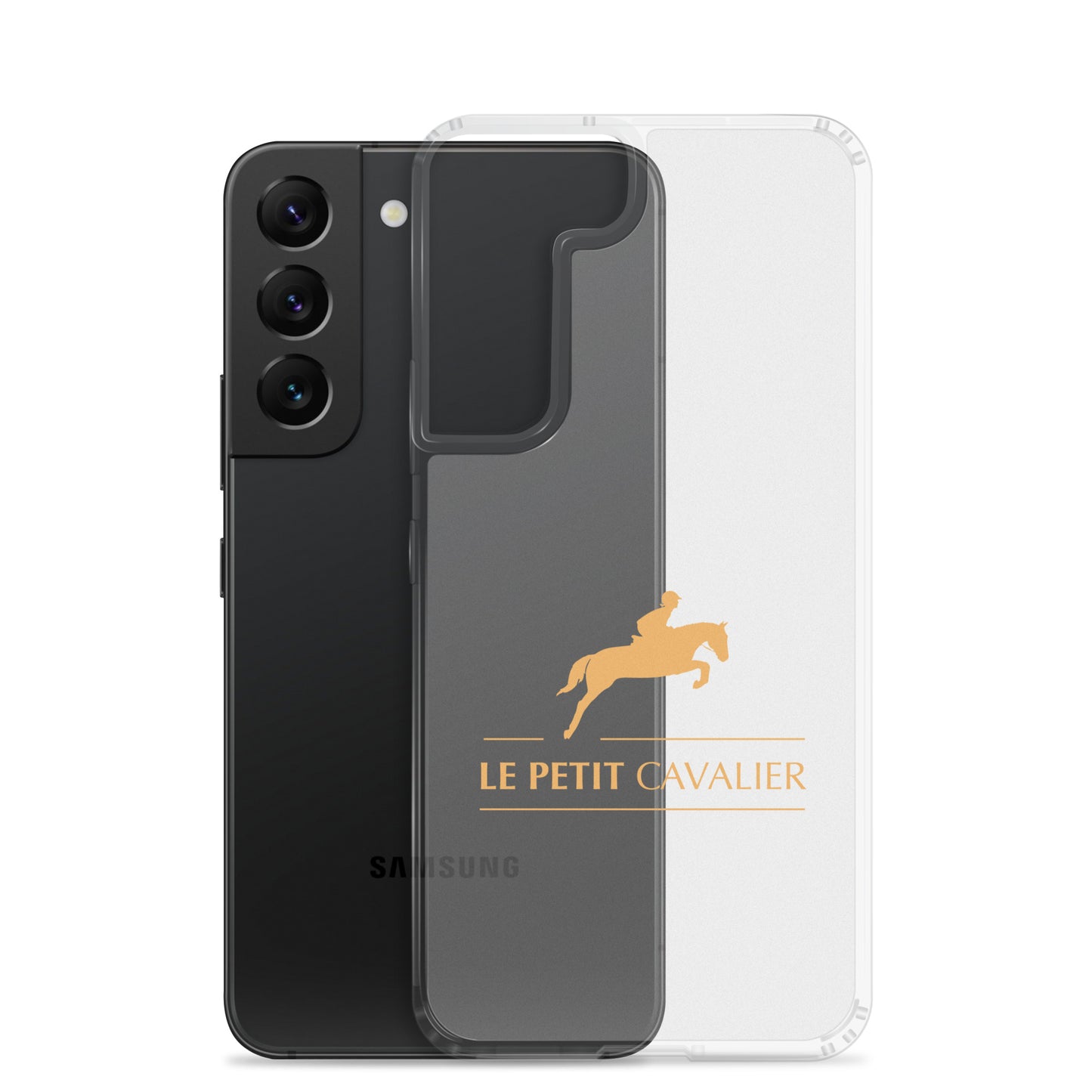 Coque/Protection Téléphone Samsung - Logo cheval orange