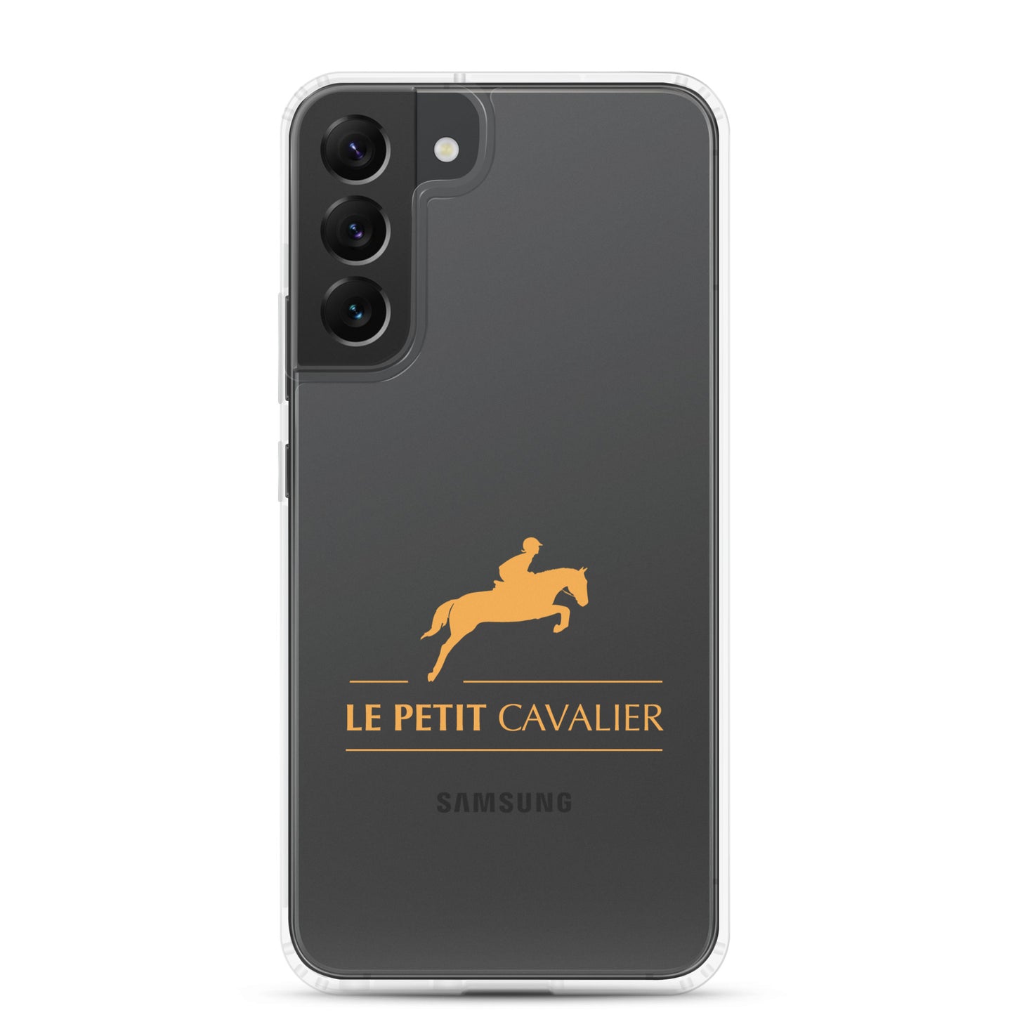 Coque/Protection Téléphone Samsung - Logo cheval orange