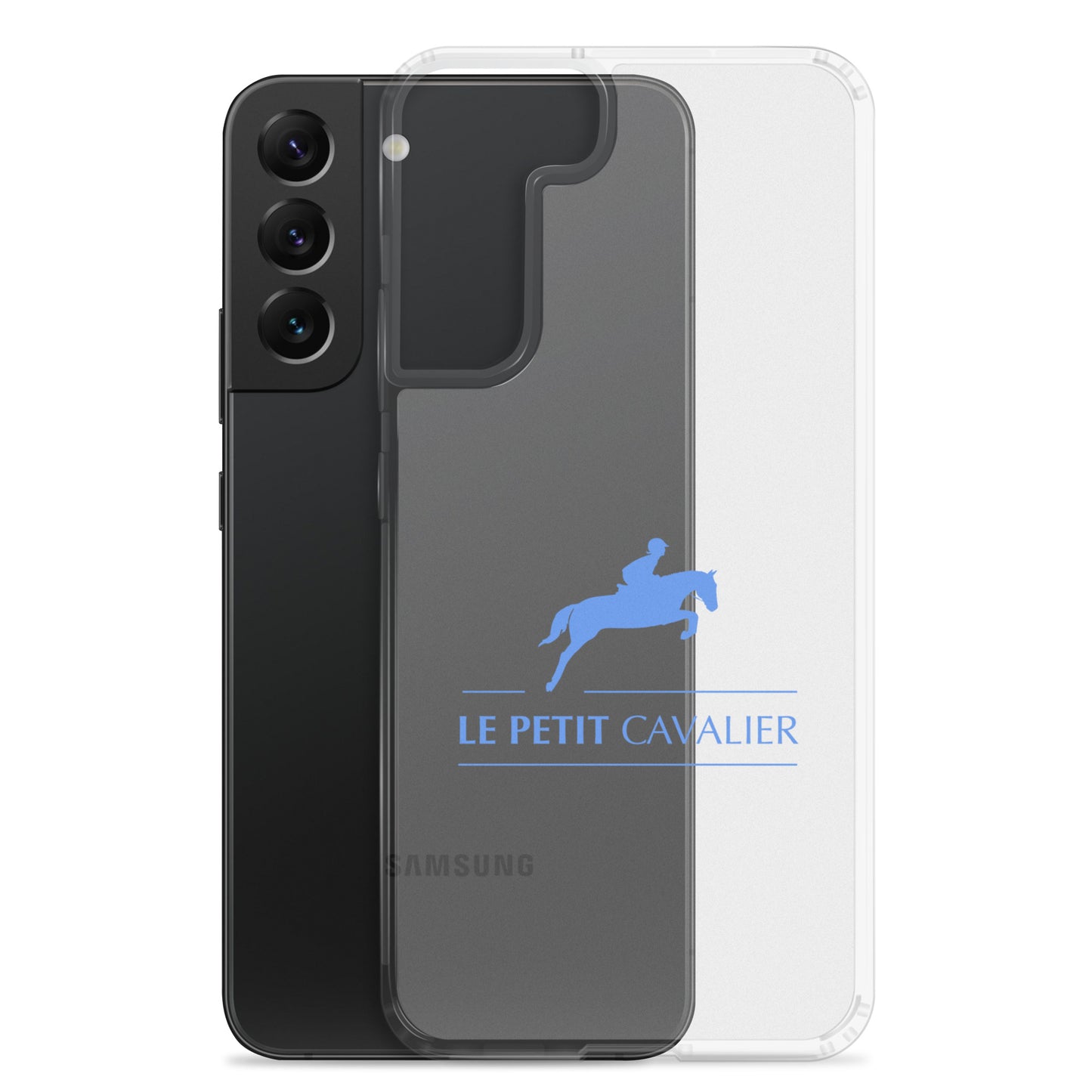 Coque/Protection Téléphone Samsung - Logo cheval bleu
