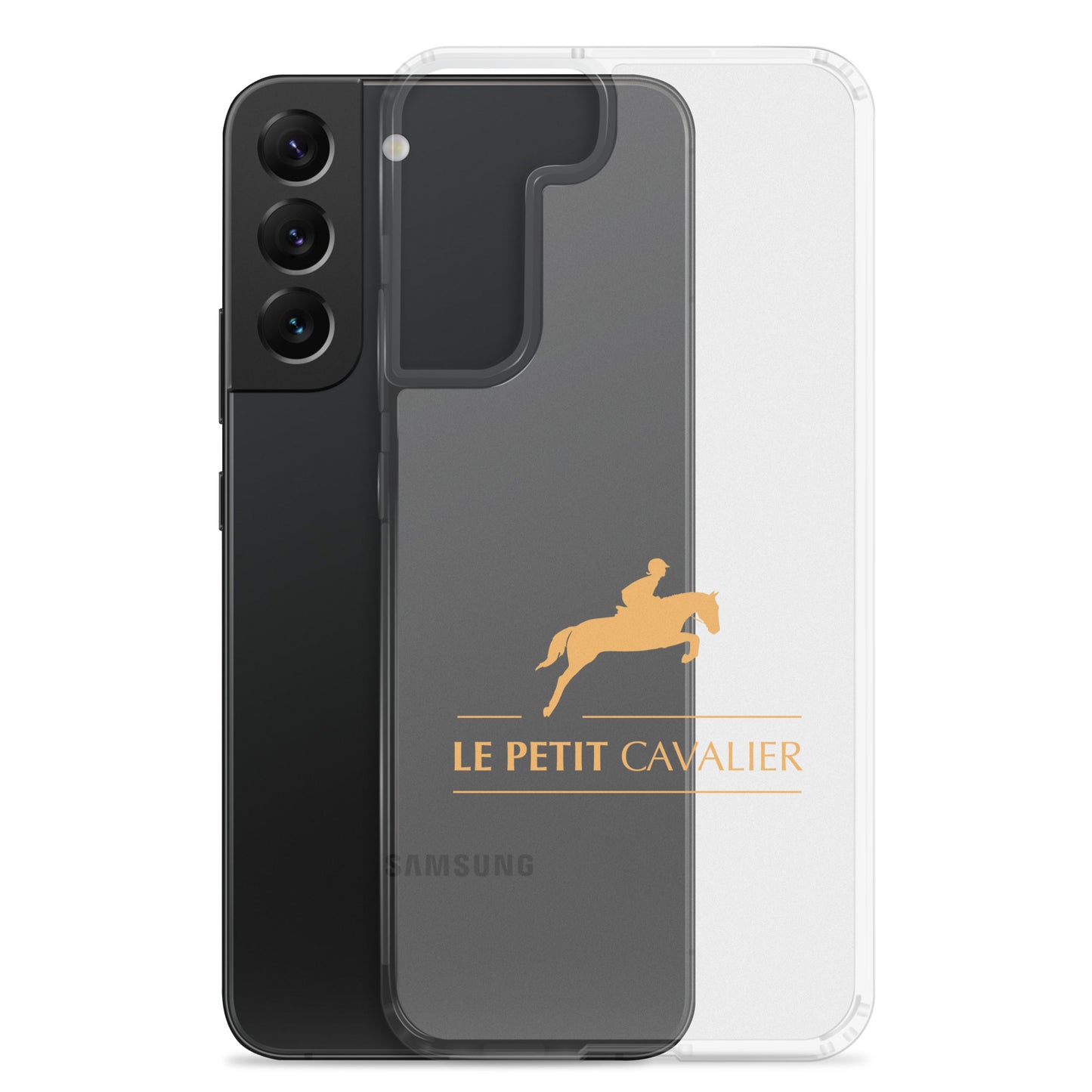 Coque/Protection Téléphone Samsung - Logo cheval orange