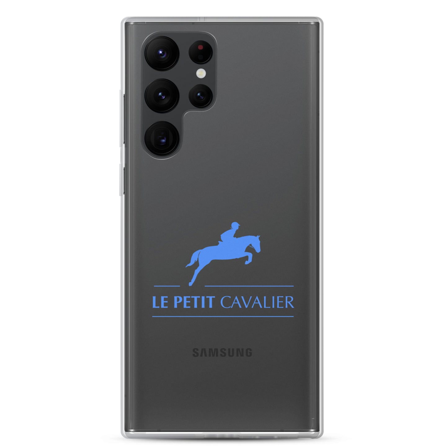 Coque/Protection Téléphone Samsung - Logo cheval bleu