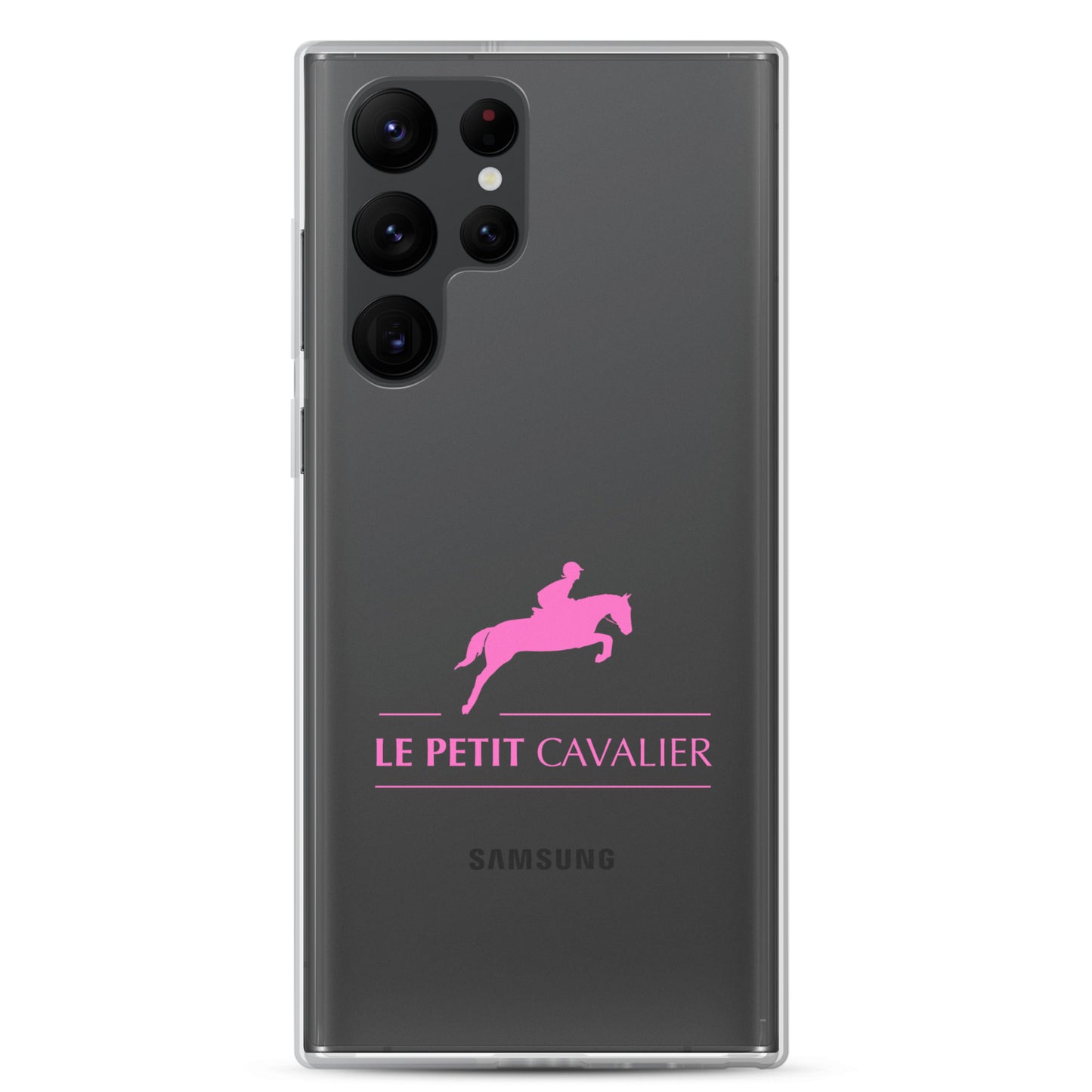 Coque/Protection Téléphone Samsung - Logo cheval rose