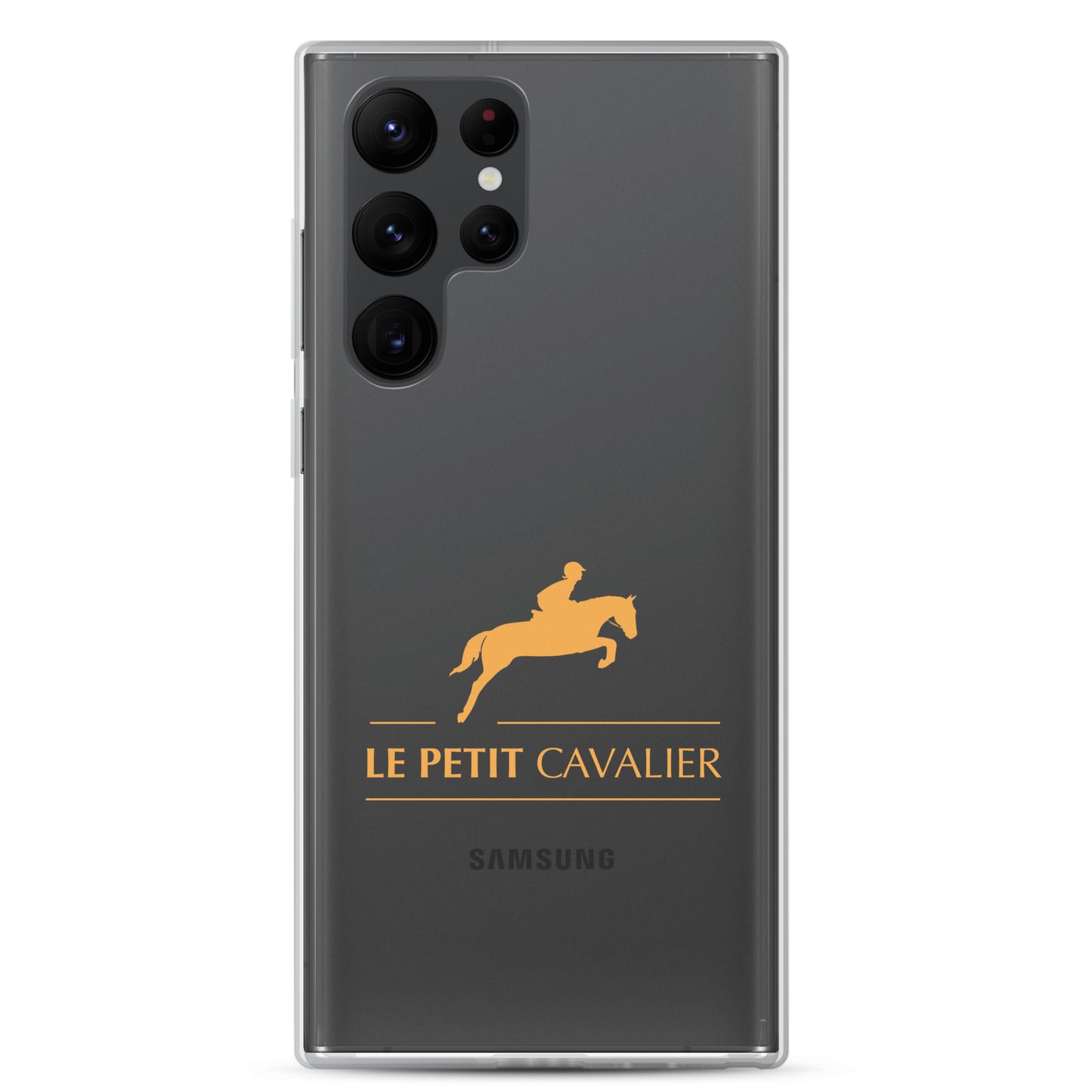 Coque/Protection Téléphone Samsung - Logo cheval orange