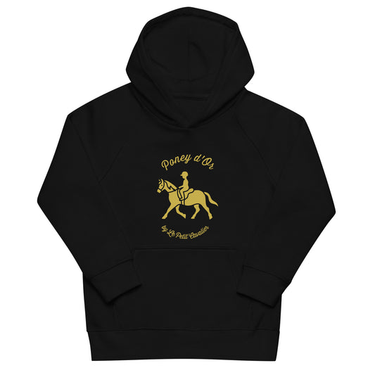 Sweat à capuche coton bio - Poney d'Or