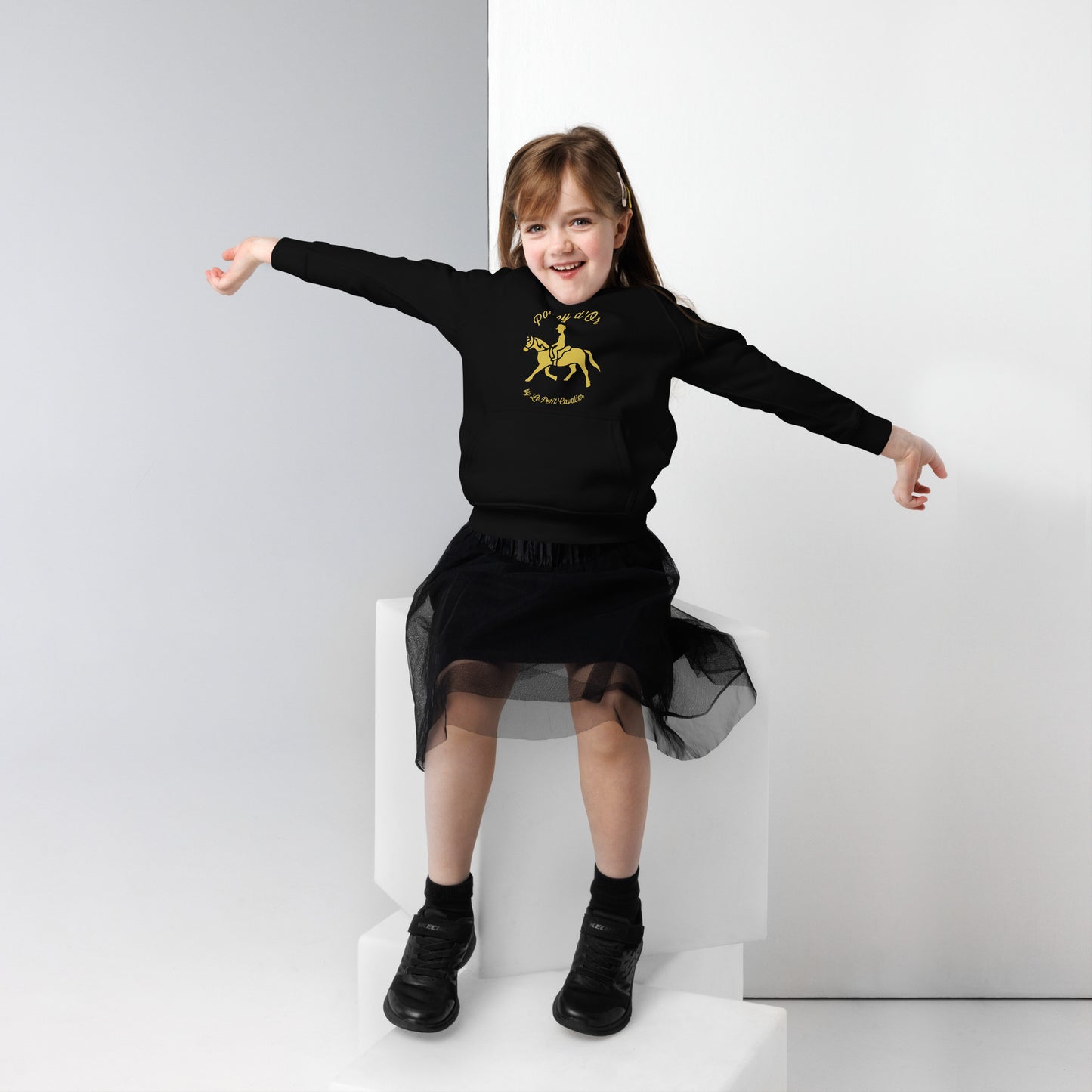 Sweat à capuche coton bio - Poney d'Or