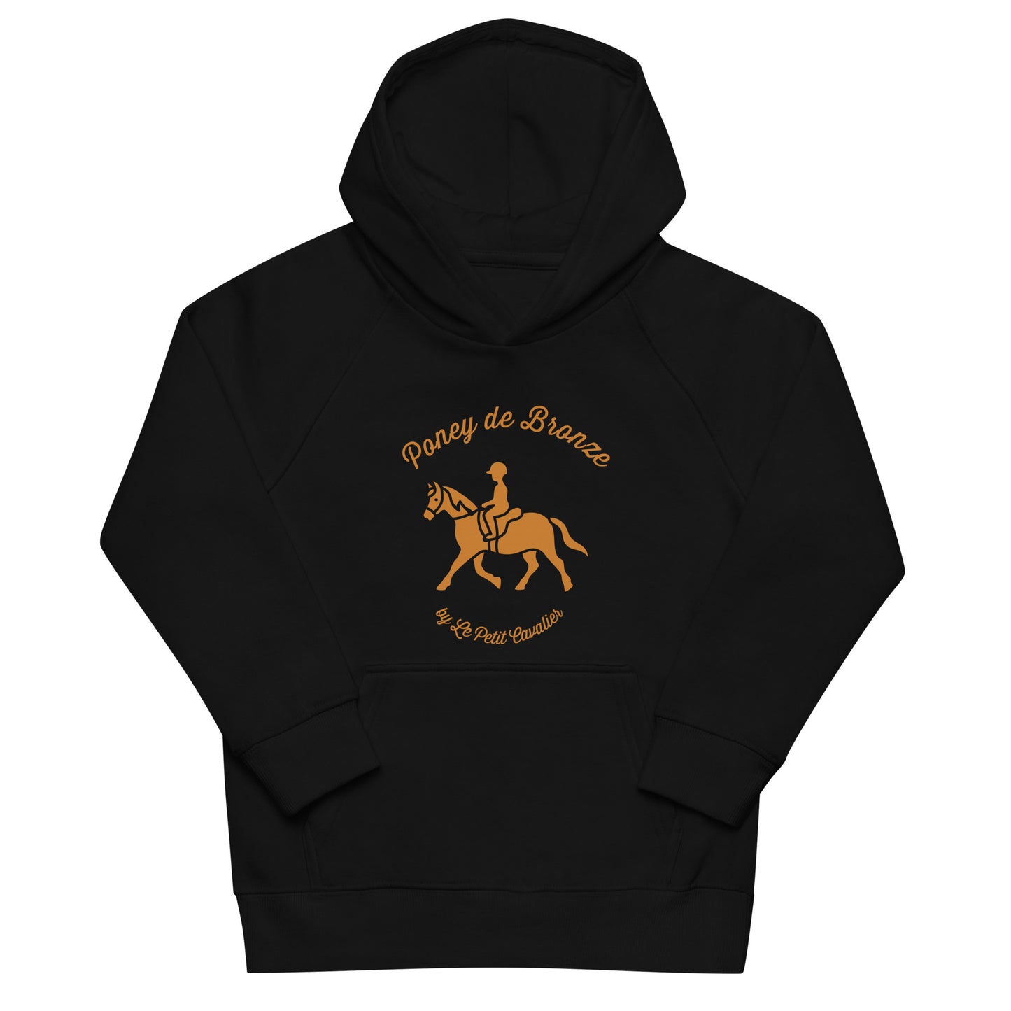 Sweat à capuche coton bio - Poney de Bronze