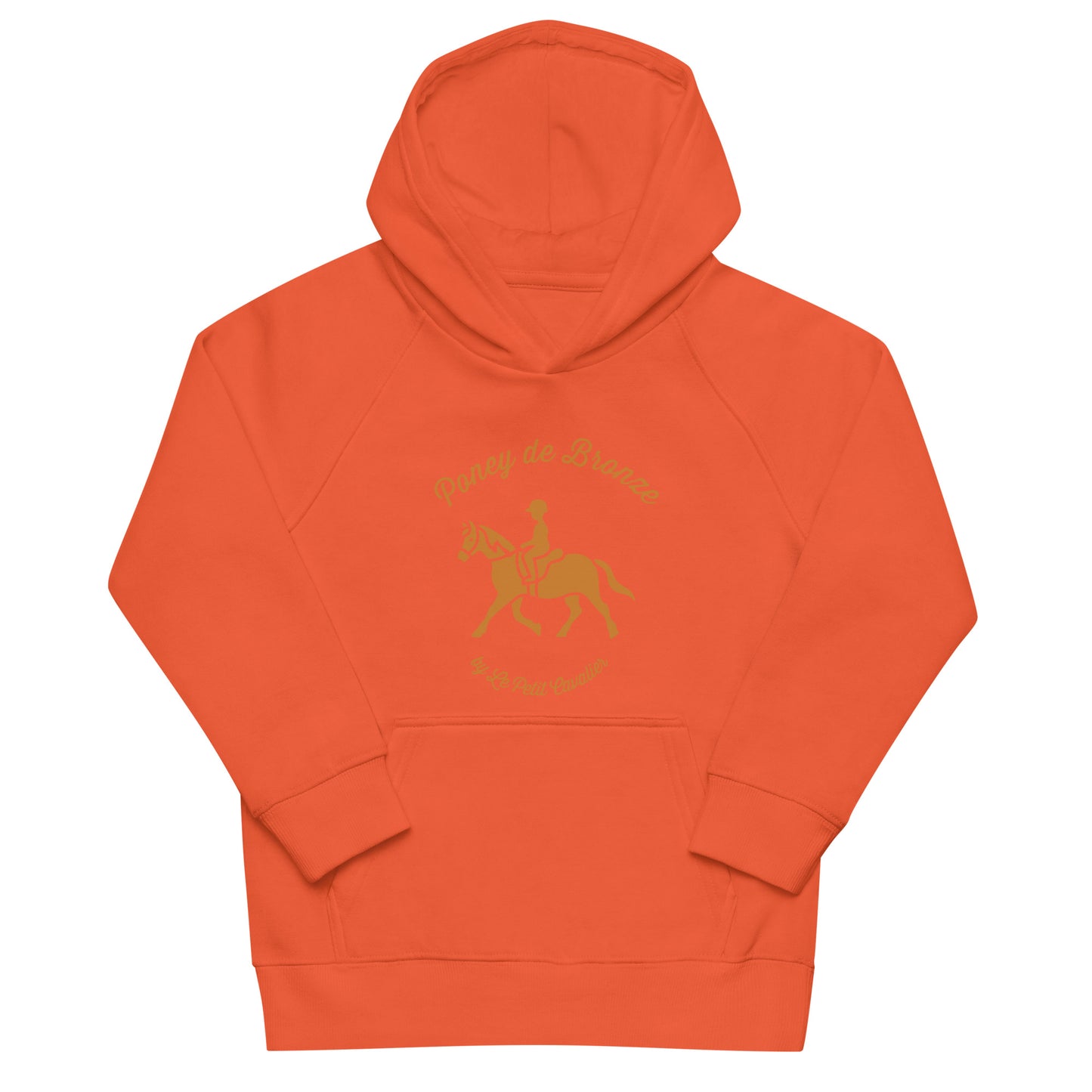 Sweat à capuche coton bio - Poney de Bronze