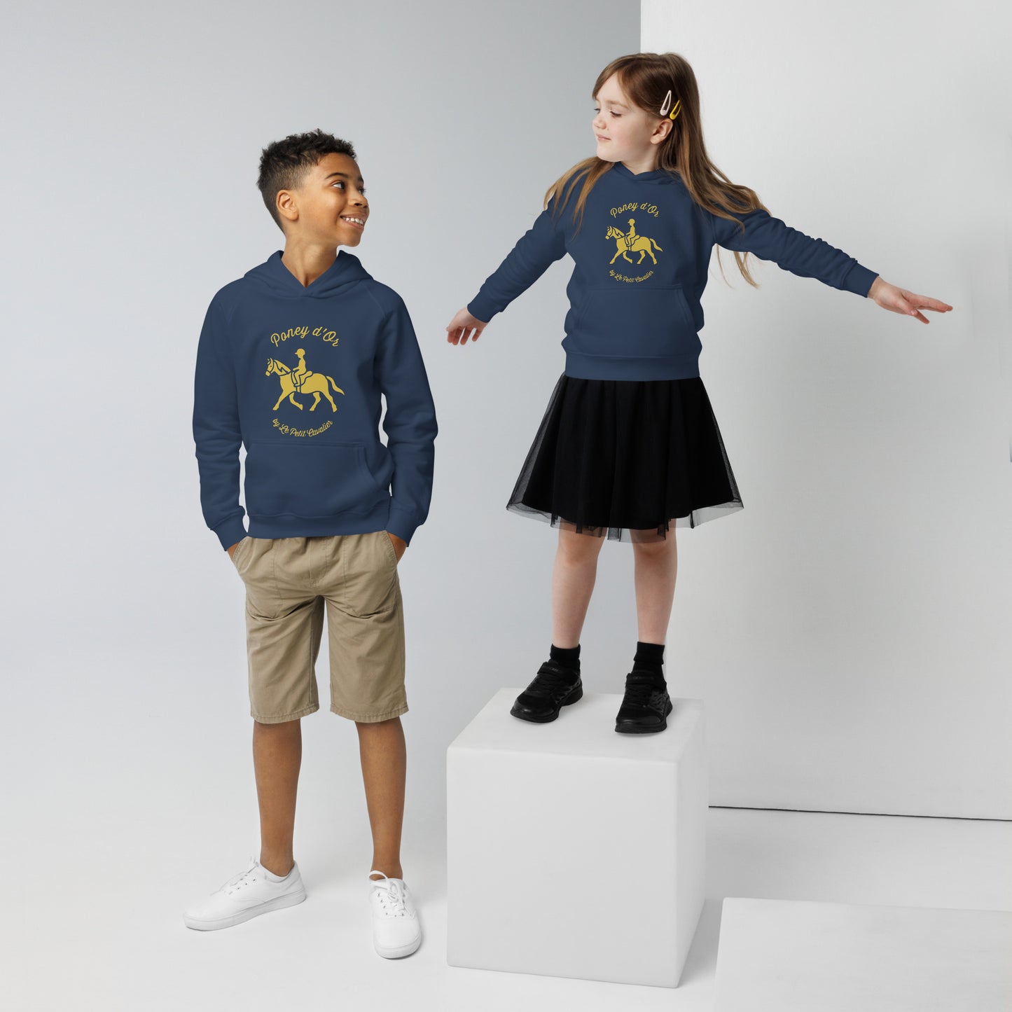 Sweat à capuche coton bio - Poney d'Or