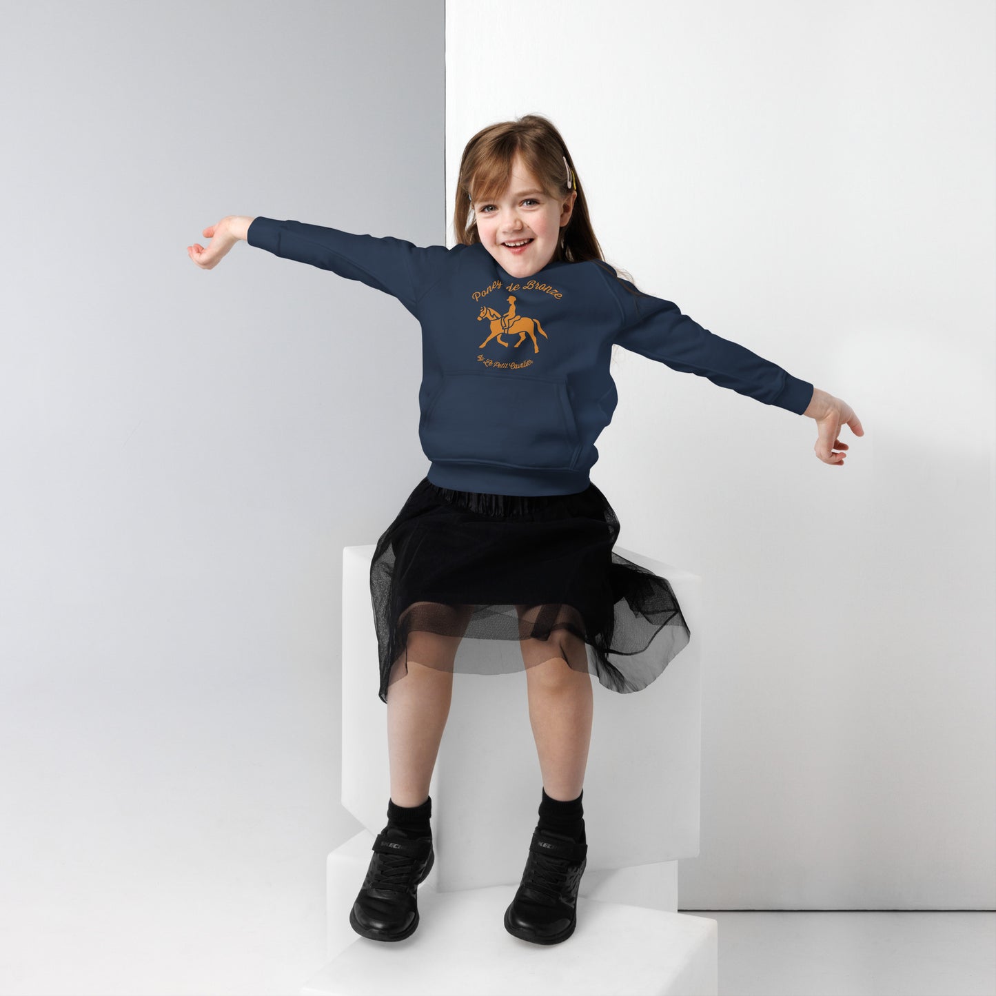 Sweat à capuche coton bio - Poney de Bronze
