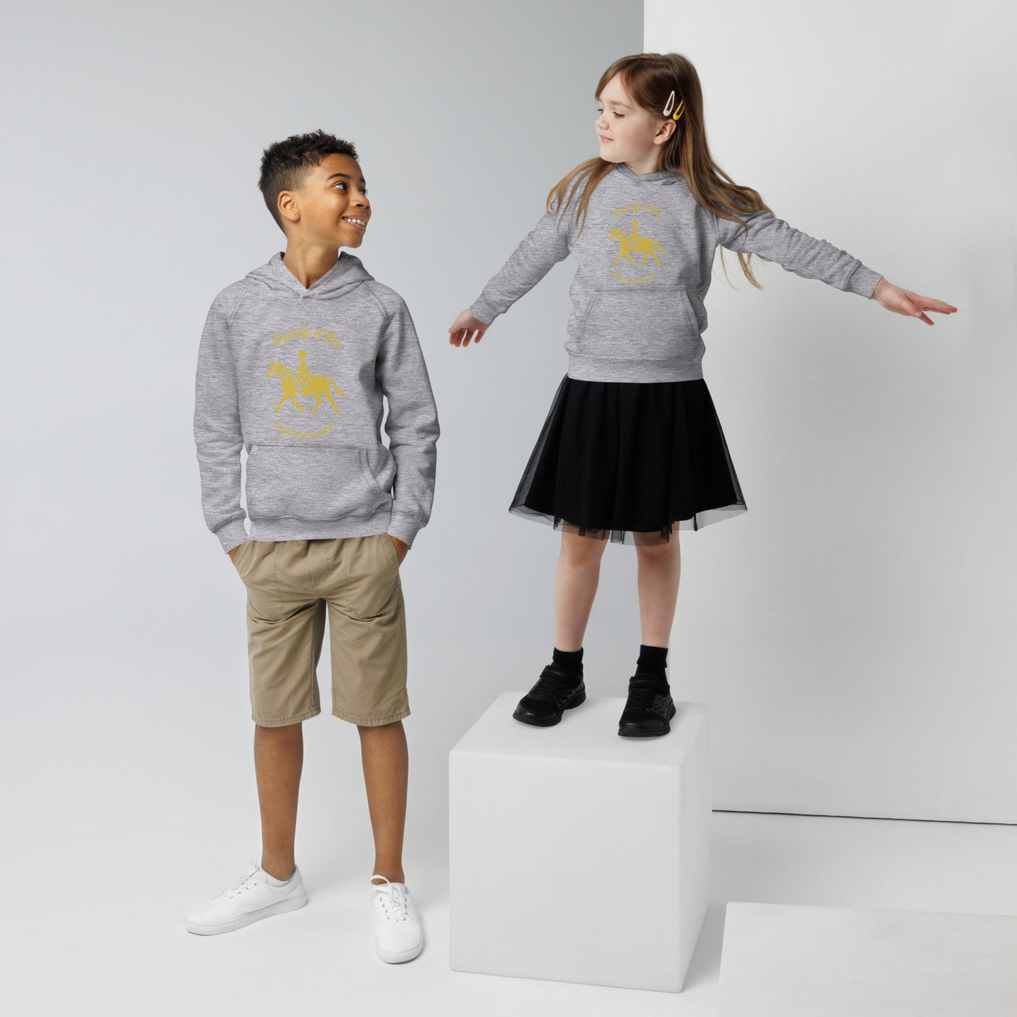 Sweat à capuche coton bio - Poney d'Or