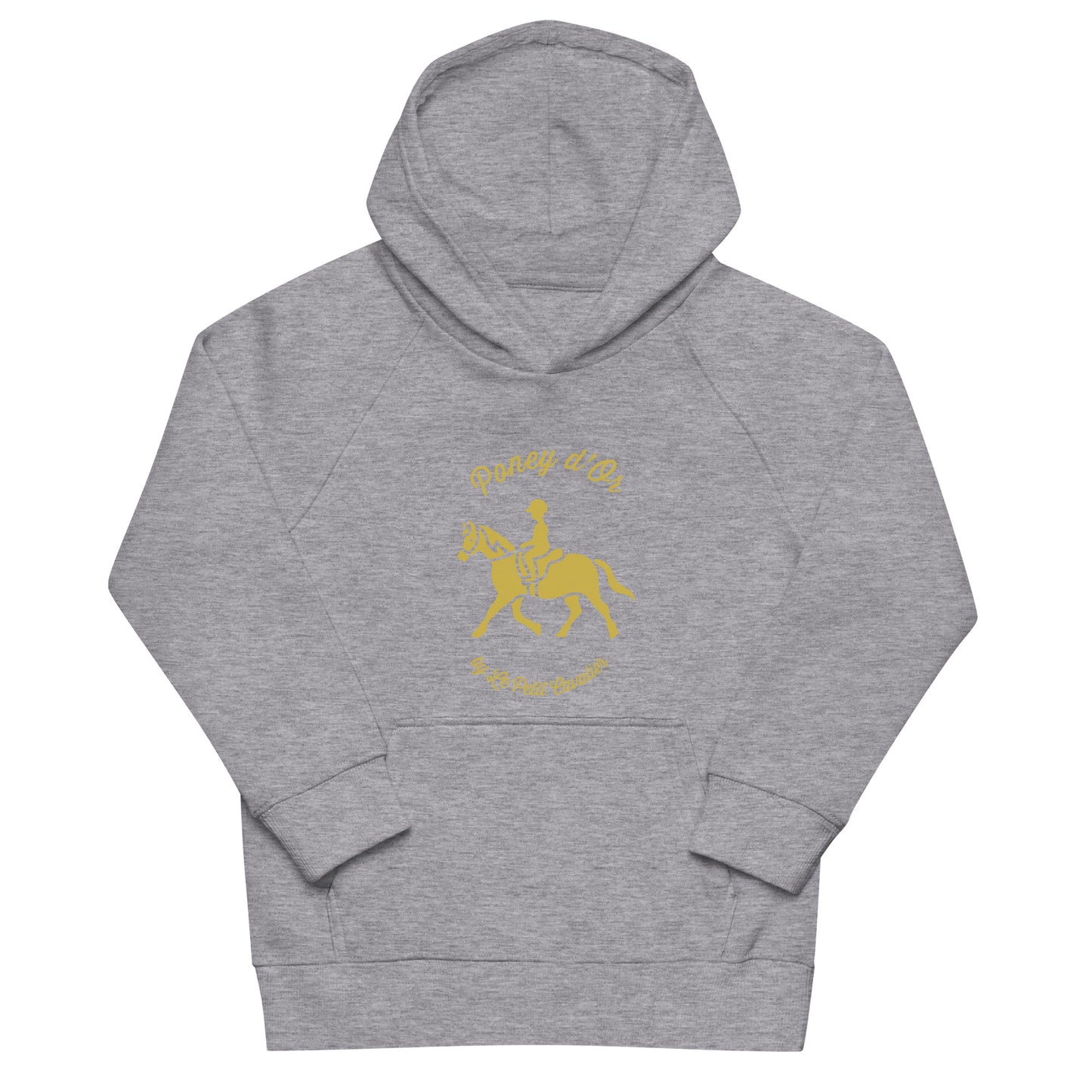 Sweat à capuche coton bio - Poney d'Or