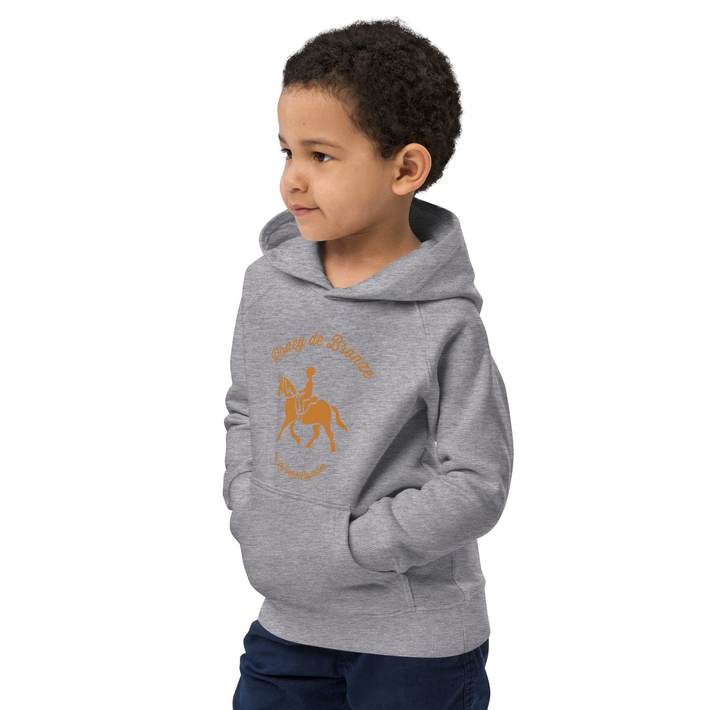 Sweat à capuche coton bio - Poney de Bronze