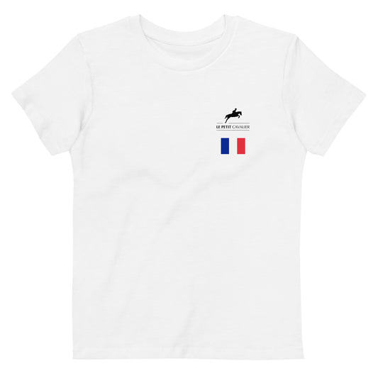 t-shirt enfant le petit cavalier drapeau français