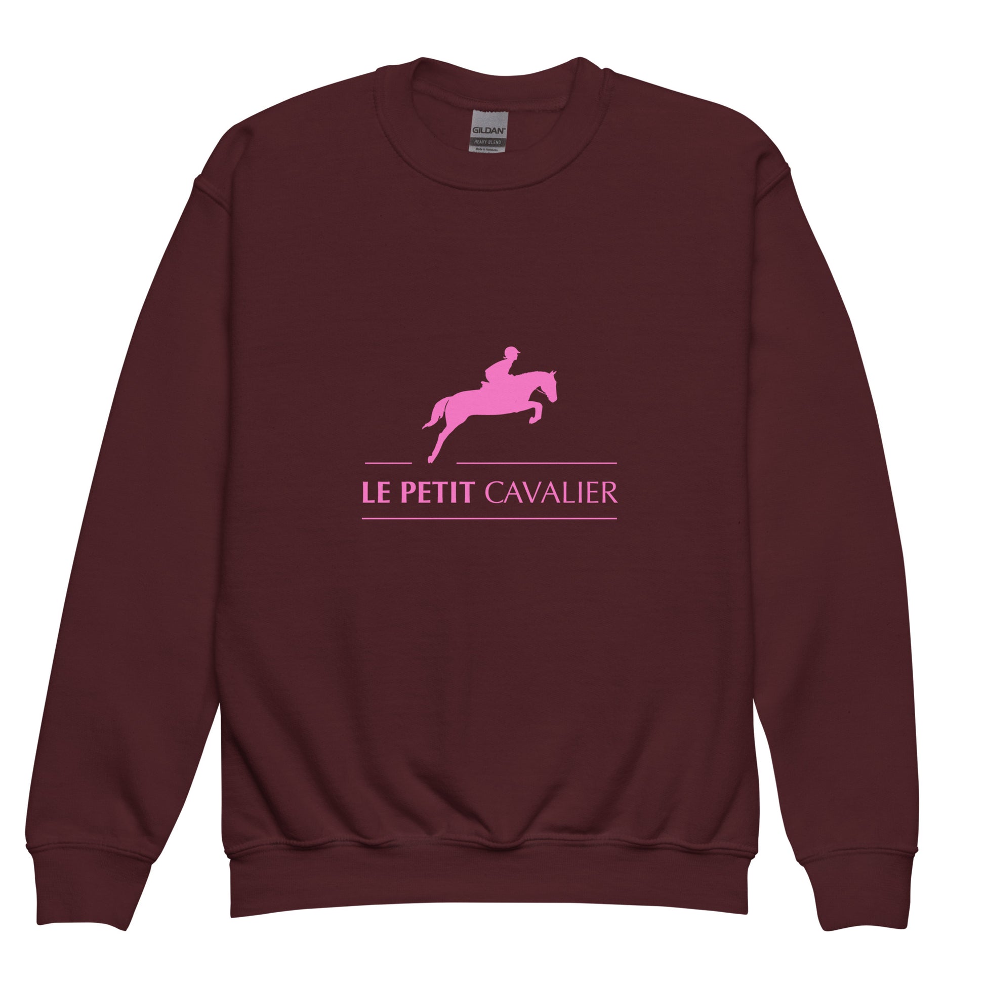 Sweat-shirt enfant BASIC - Logo Orange – Le Petit Cavalier Sweat-shirt enfant BASIC - Logo Orange – Le Petit Cavalier