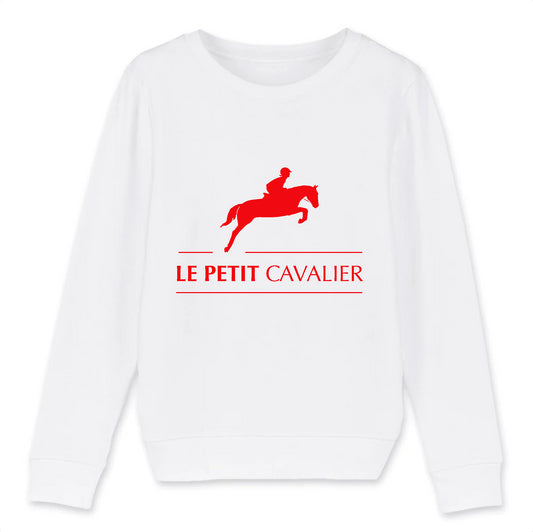 Sweat enfant coton Bio - BASIC - Logo Rouge