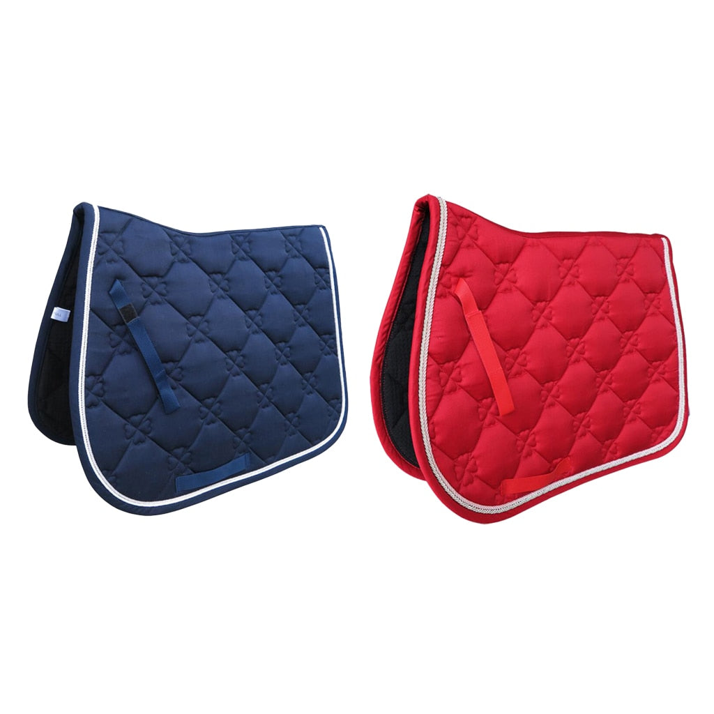 Tapis de selle matelassée en coton