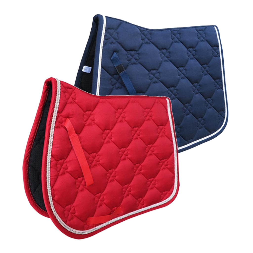 Tapis de selle matelassée en coton