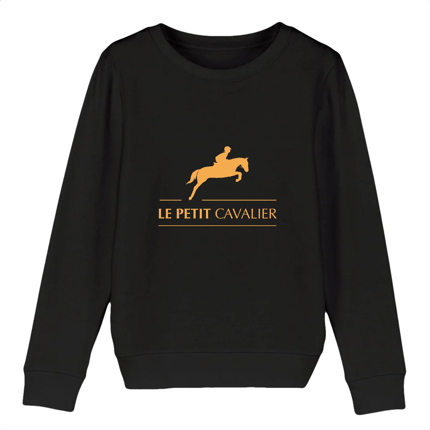 Sweat enfant coton Bio - BASIC - Logo Orange