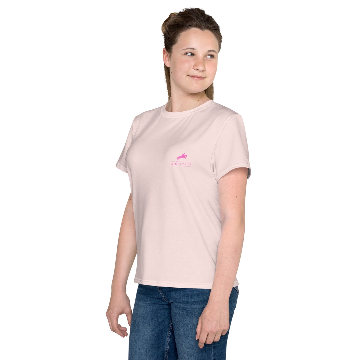 T-shirt technique gris manches courtes pour adolescents