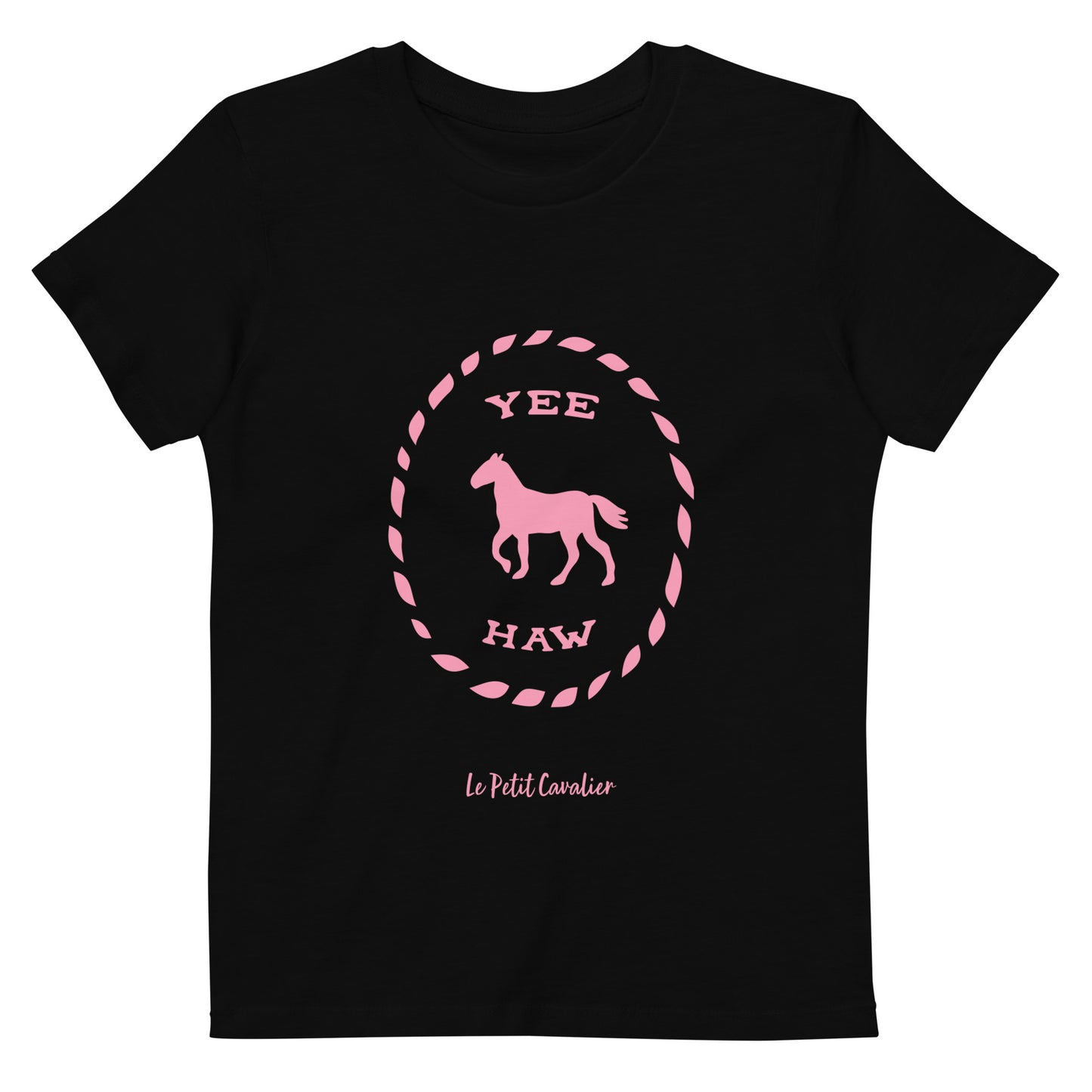 T-shirt enfant 100% coton bio - YEEHAW Rose
