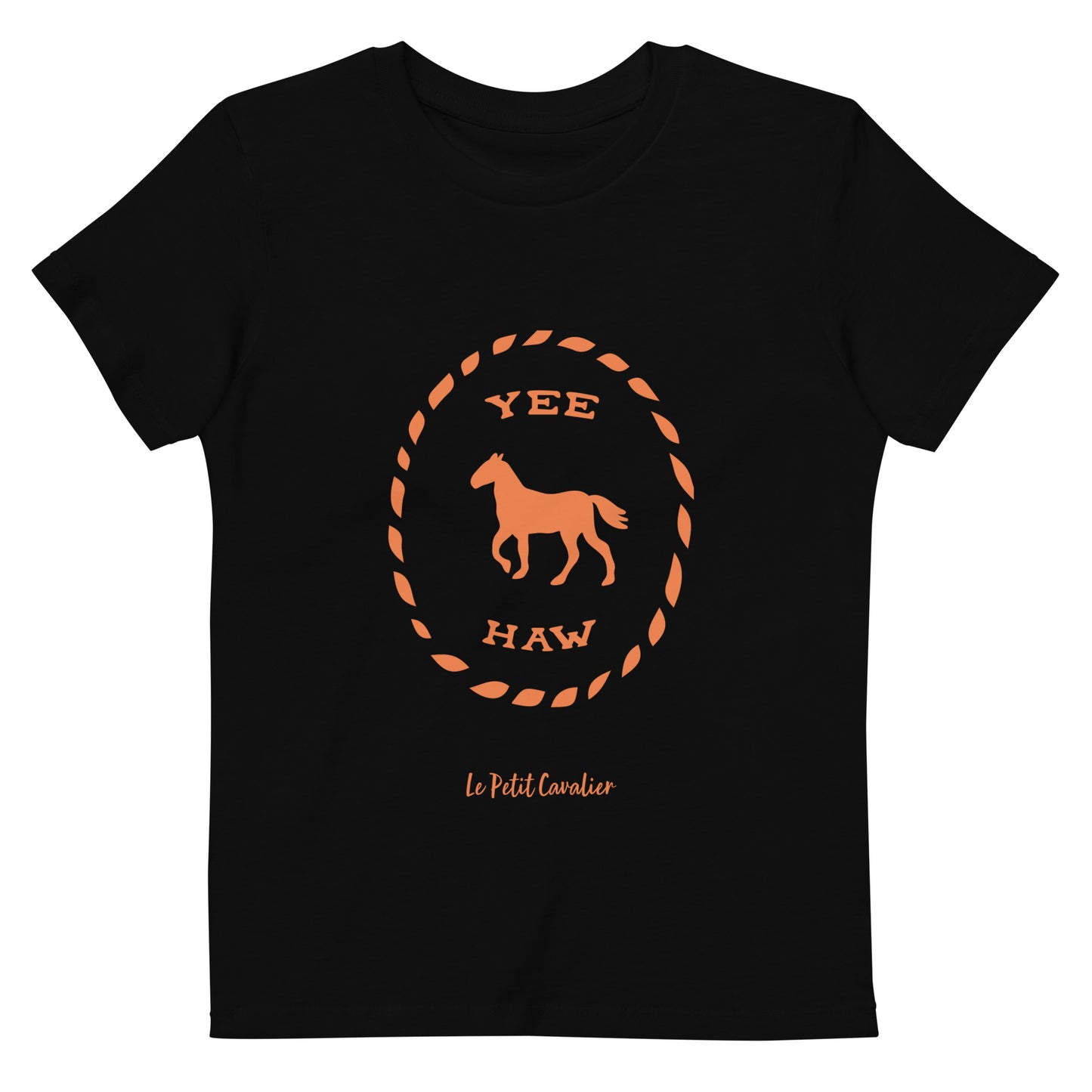 T-shirt enfant 100% coton bio - YEEHAW Orange