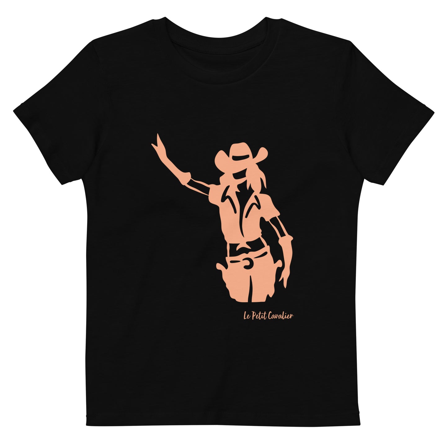 T-shirt enfant 100% coton bio - COWGIRL Orange