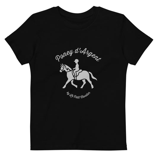 T-shirt enfant 100% coton bio - Poney d'Argent