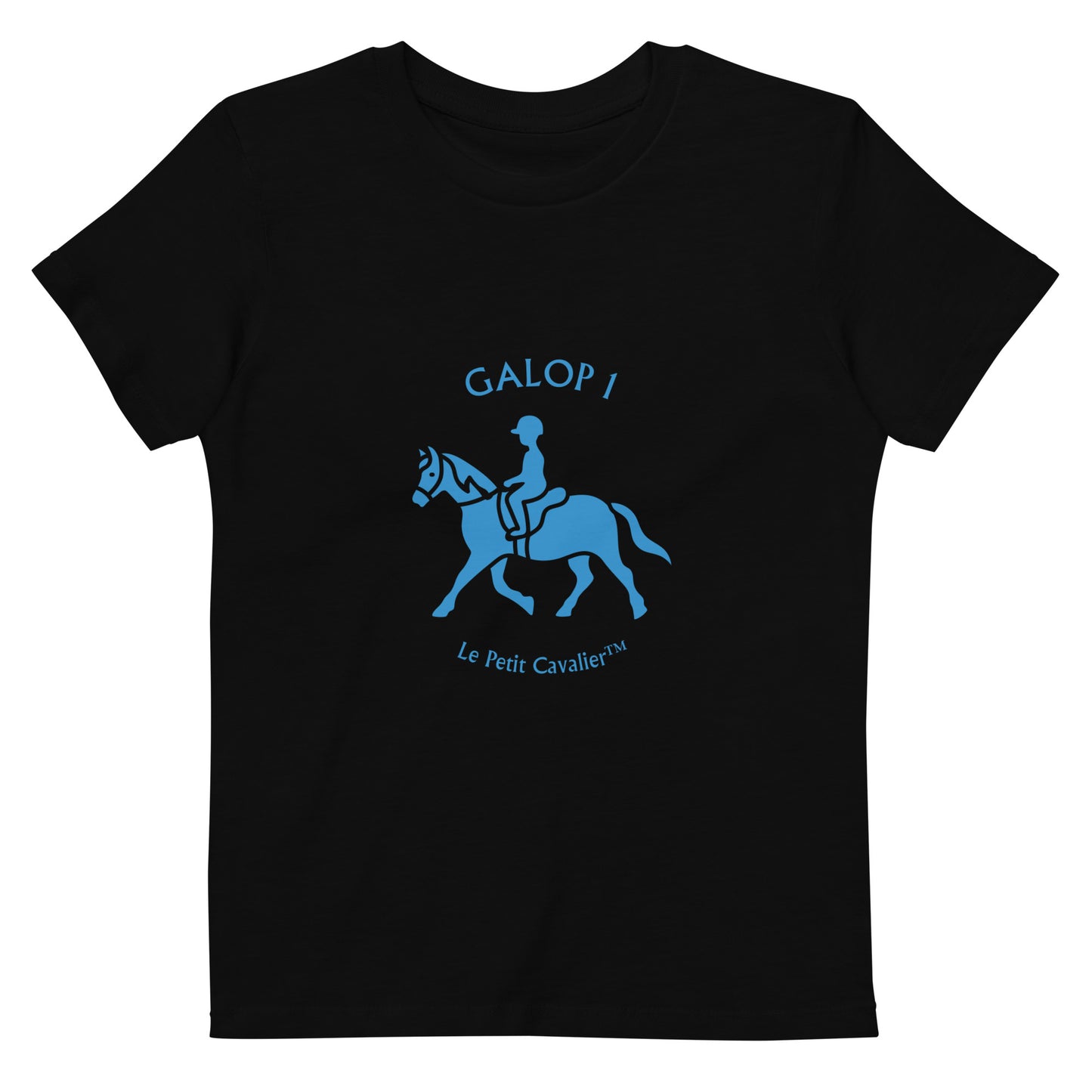 T-shirt enfant 100% coton bio - Equitation Galop 1