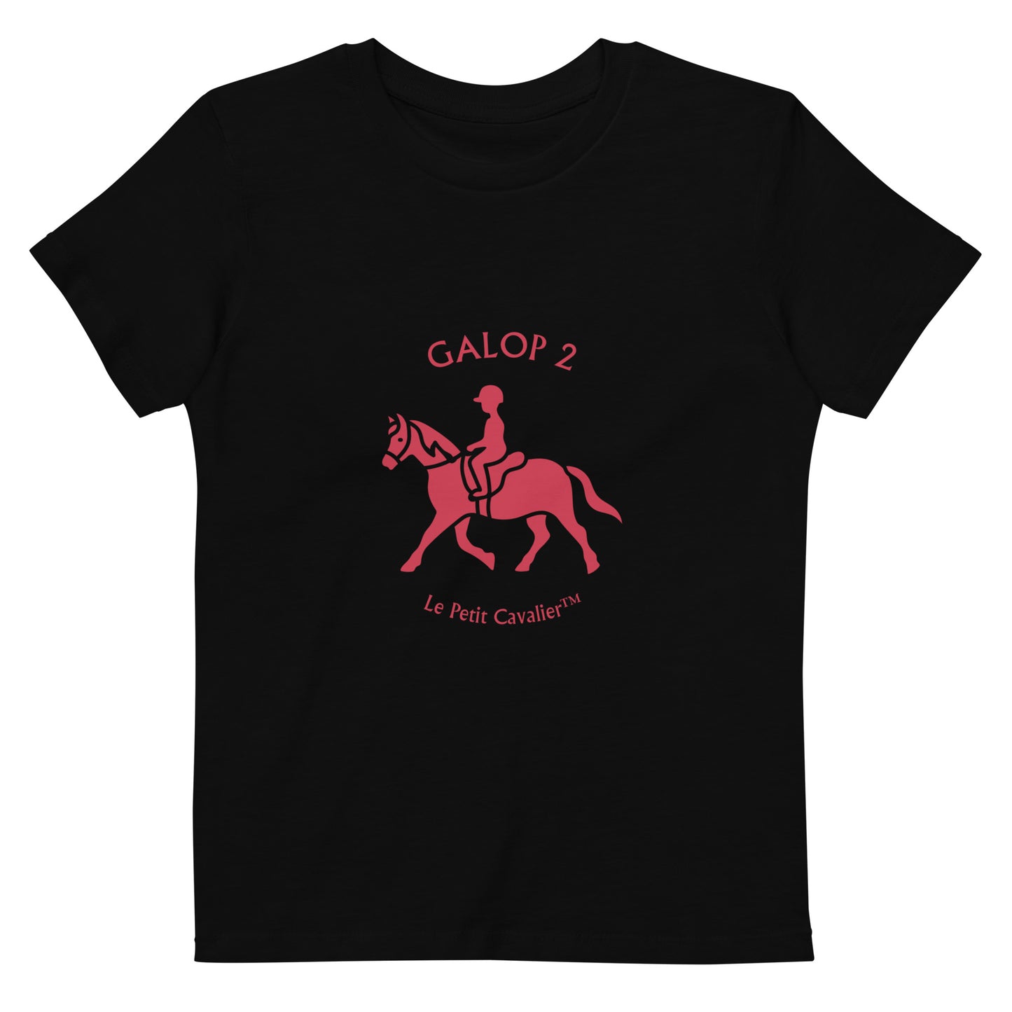 T-shirt enfant 100% coton bio - Equitation Galop 2
