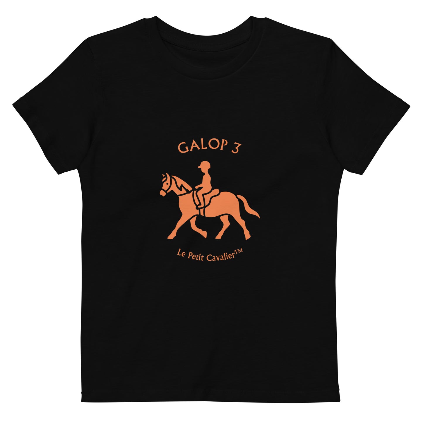 T-shirt enfant 100% coton bio - Equitation Galop 3