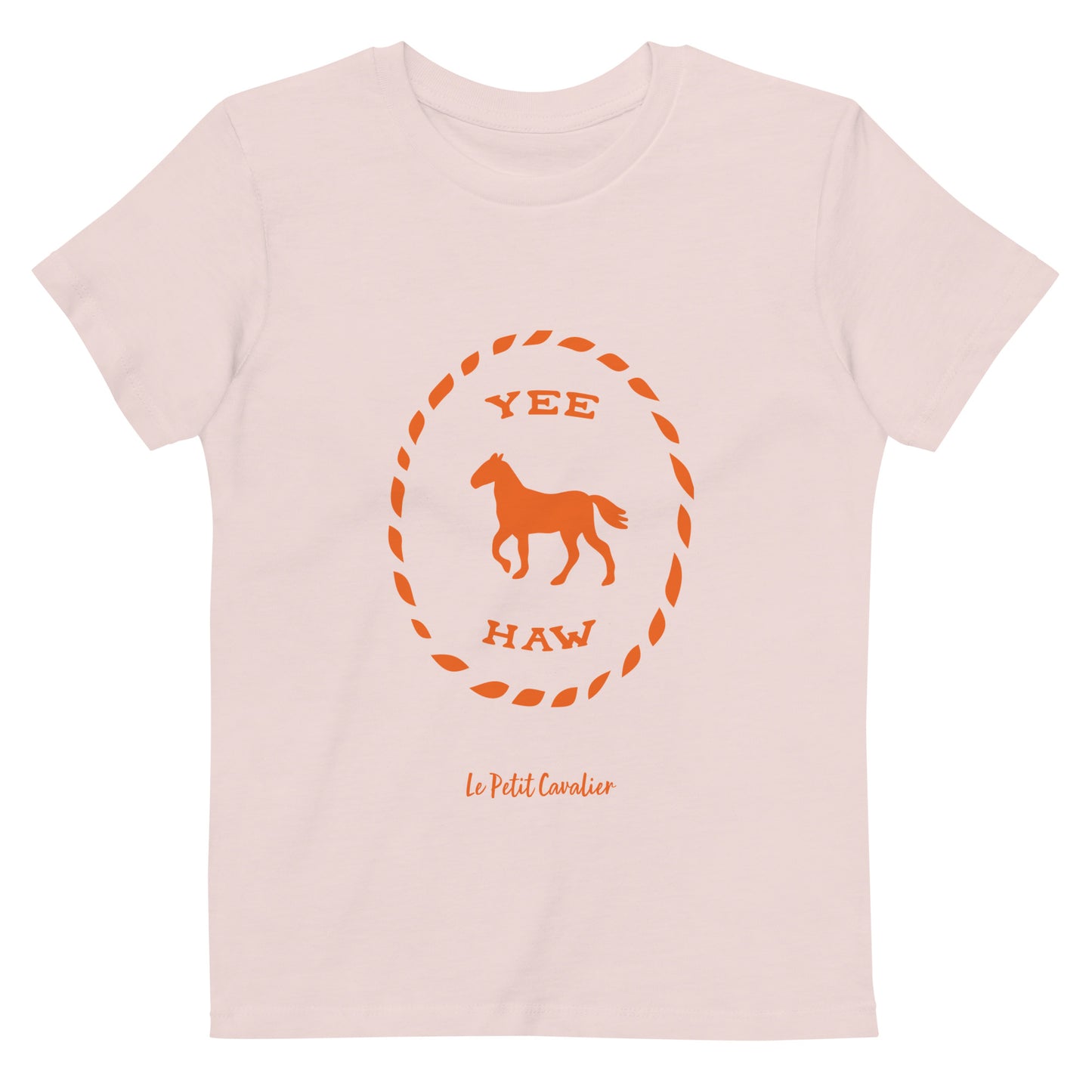 T-shirt enfant 100% coton bio - YEEHAW Orange