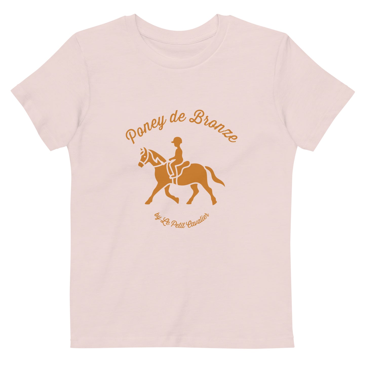 T-shirt enfant 100% coton bio - Poney de Bronze