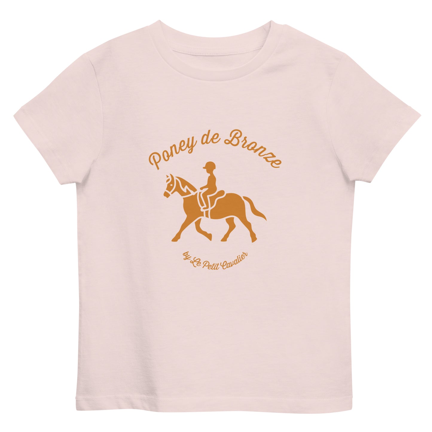 T-shirt enfant 100% coton bio - Poney de Bronze