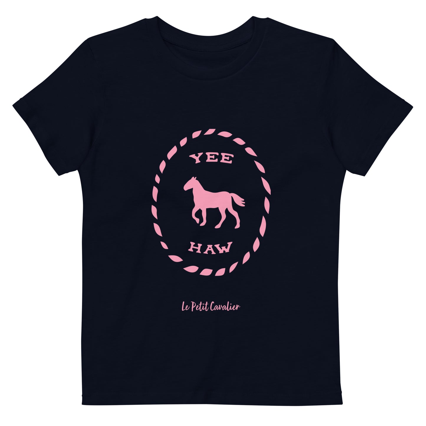 T-shirt enfant 100% coton bio - YEEHAW Rose