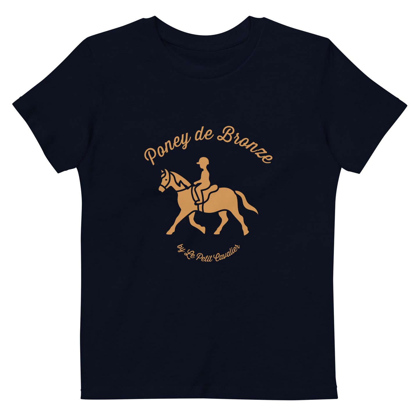 T-shirt enfant 100% coton bio - Poney de Bronze
