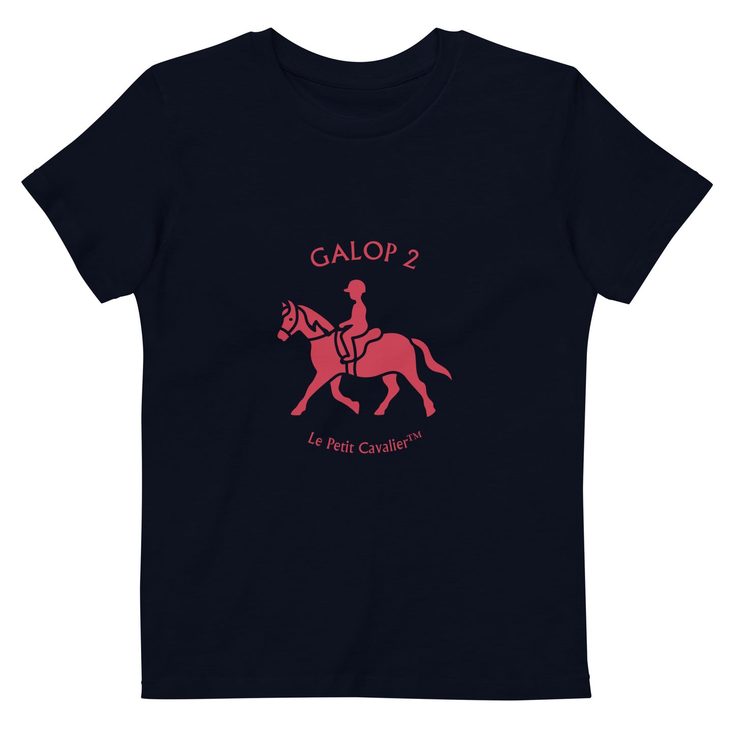 T-shirt enfant 100% coton bio - Equitation Galop 2