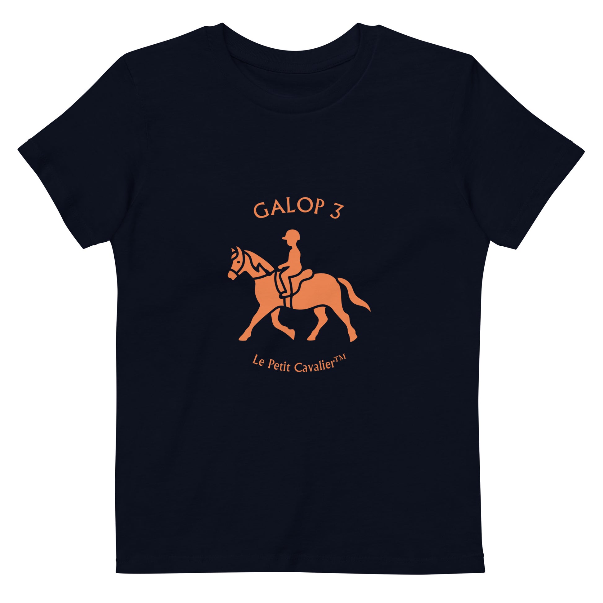 T-shirt enfant 100% coton bio - Equitation Galop 3 – Le Petit Cavalier