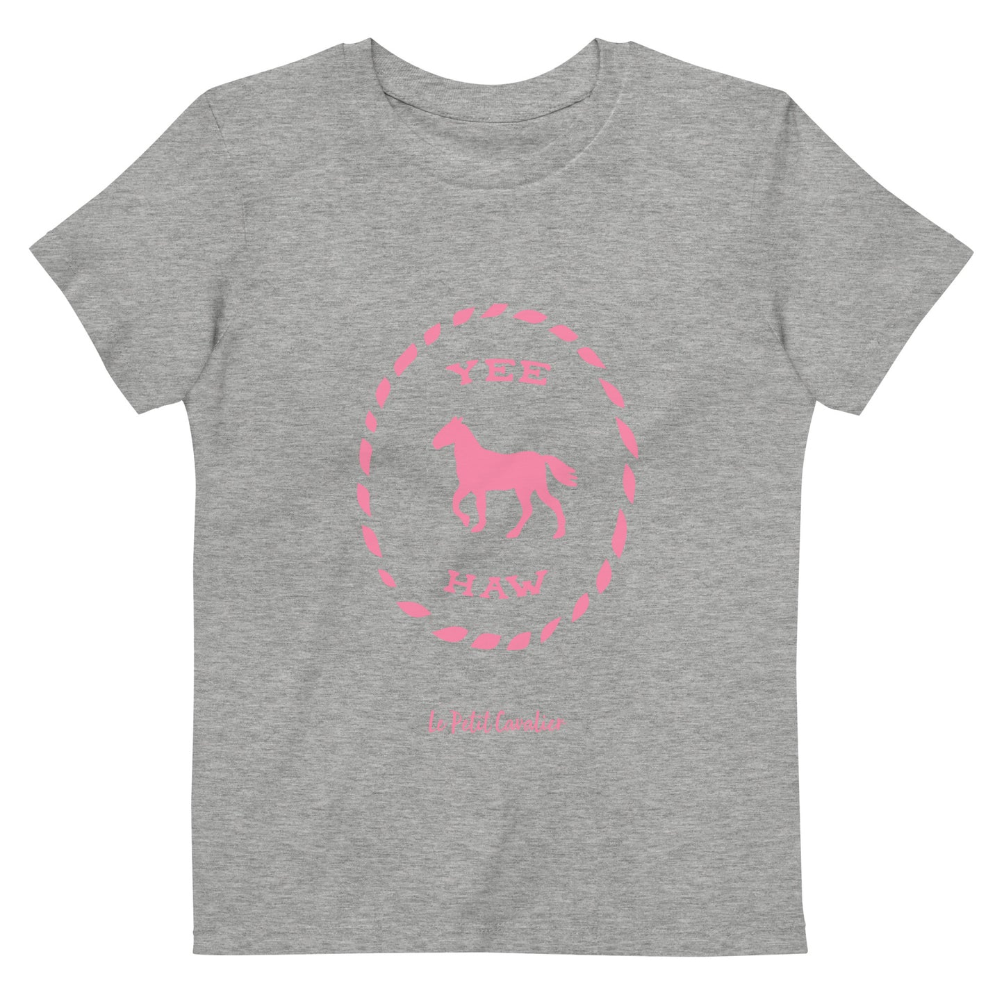 T-shirt enfant 100% coton bio - YEEHAW Rose