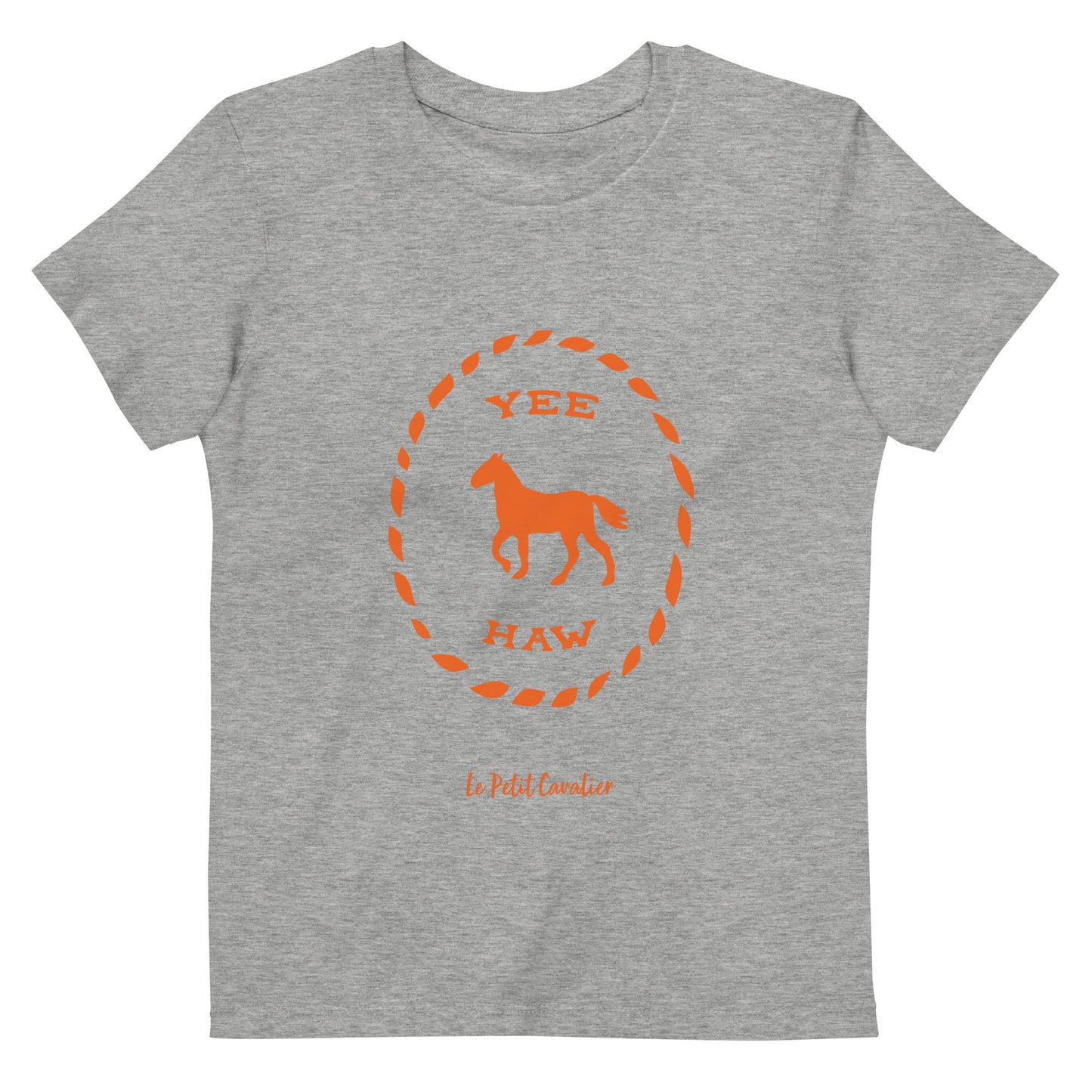 T-shirt enfant 100% coton bio - YEEHAW Orange