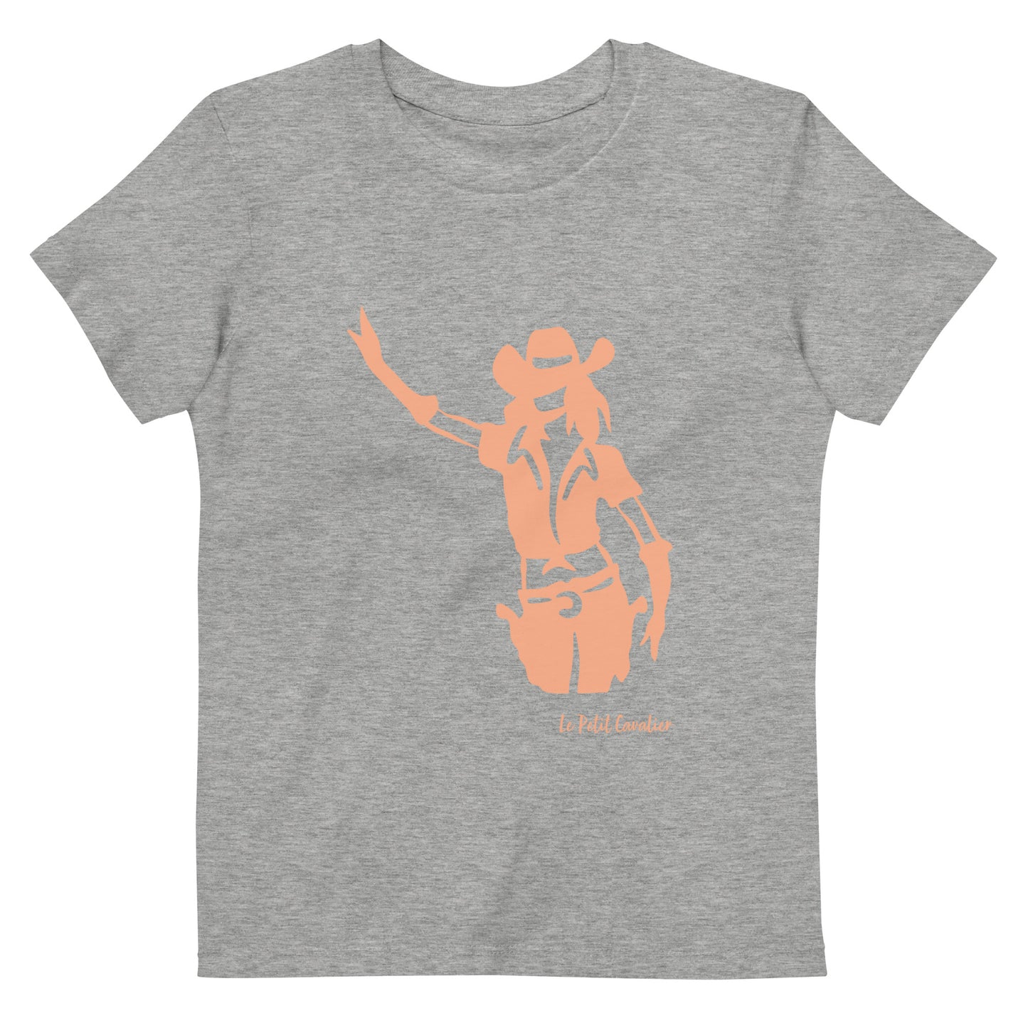 T-shirt enfant 100% coton bio - COWGIRL Orange