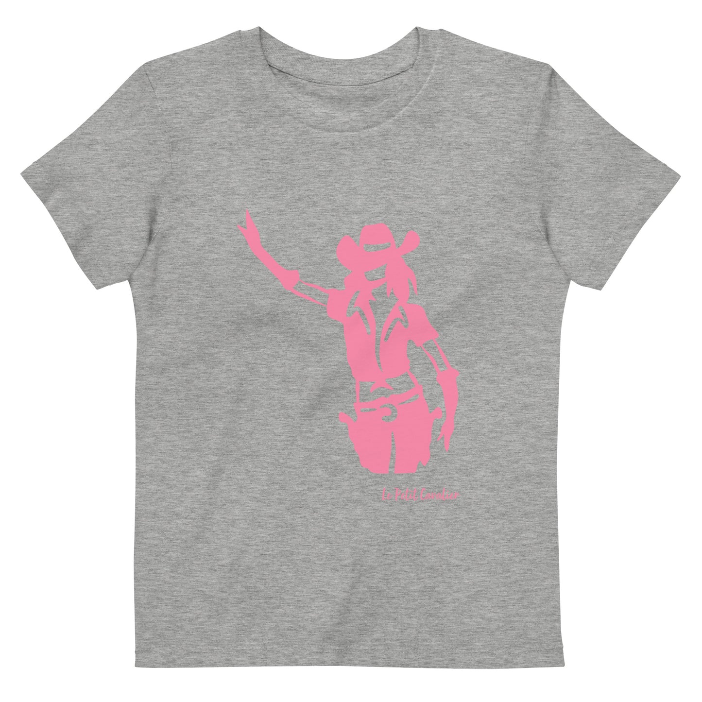 T-shirt enfant 100% coton bio - COWGIRL Rose
