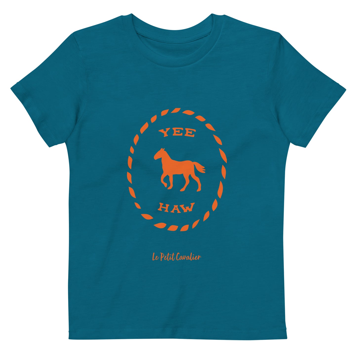 T-shirt enfant 100% coton bio - YEEHAW Orange