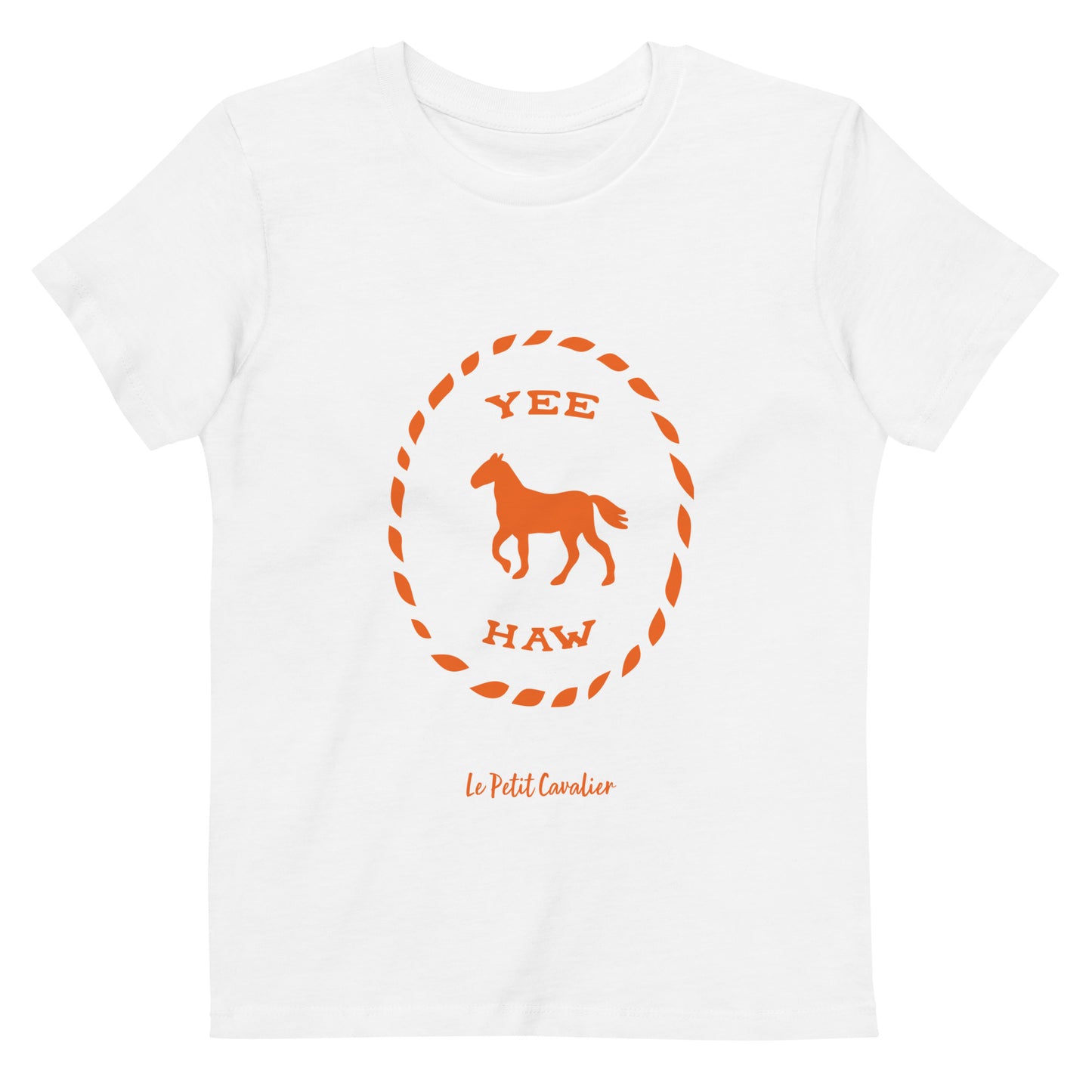 T-shirt enfant 100% coton bio - YEEHAW Orange